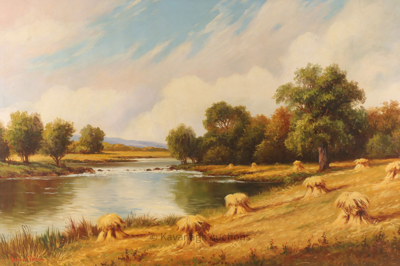 Norman Wilson (English, 1906-) Pastoral Landscape (1 of 8)