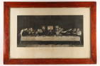 Antique 1880 The Last Supper Engraving, New York