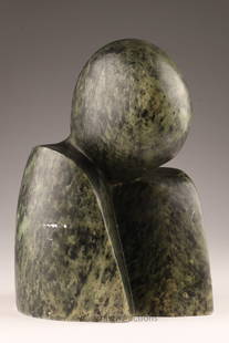 Mid Century Modernist Marble Bust Sculpture: Mid Century Modernist Marble Bust Sculpture. 10 inches H x 7 W x 8 deep.