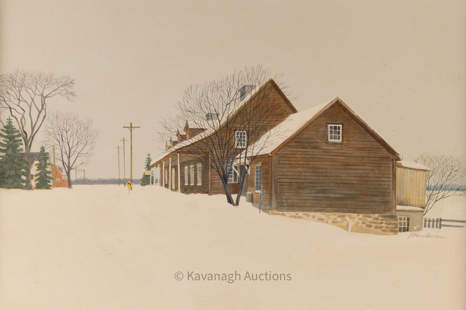 Ed Henderson Watercolour QC Winter Landscape (1 of 6)