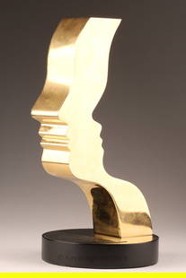 2009 Gemini Award Statue Monique Mercure: 2009 Gemini Award Statue Monique Mercure (Quebec, 1930 - 2020). Awarded for her role in Providence in the category, Meilleur Premier Role Feminin : Teleroman. Designed by Scott Thornley. Sculpture is