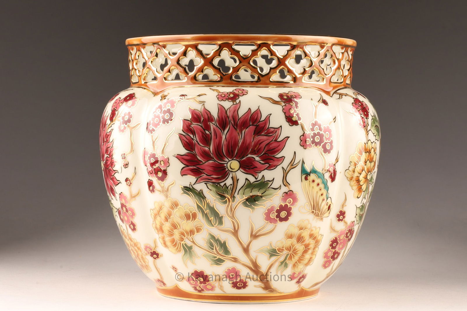Zsolnay Hungary Porcelain Jardiniere 1064 (1 of 6)