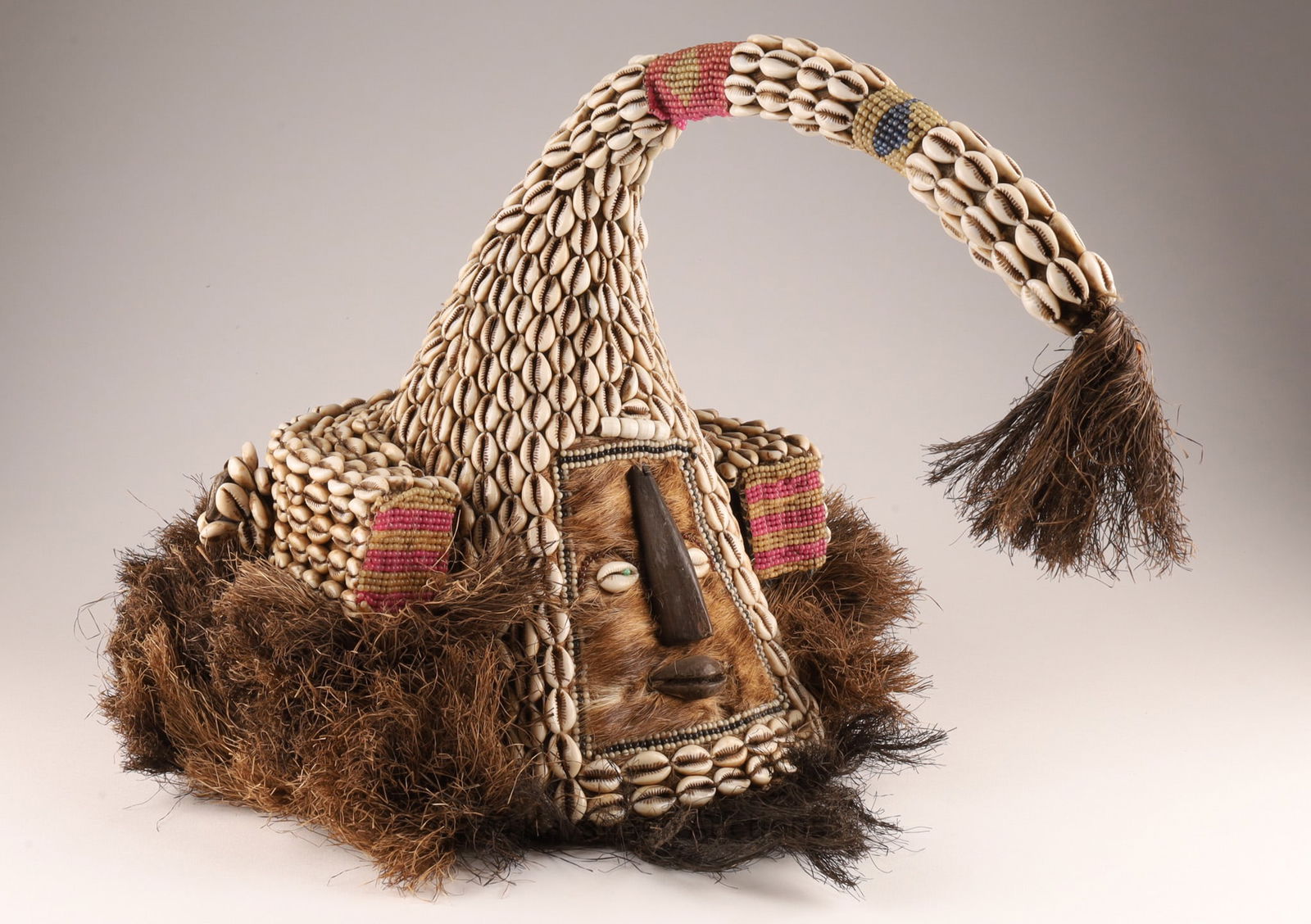 African Congo Kuba Mukenga Helmet Mask (1 of 8)