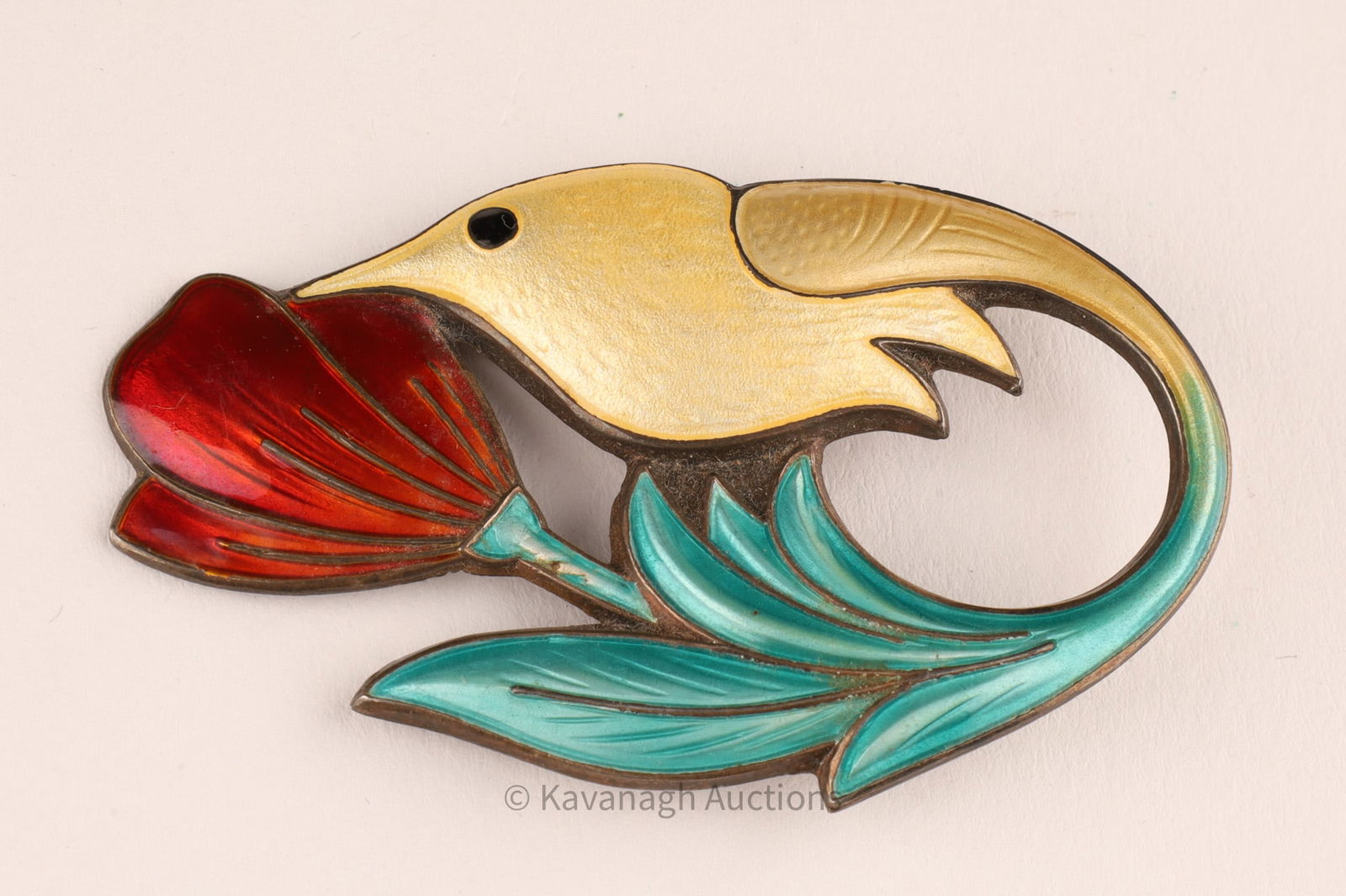 David Andersen Norway Sterling Hummingbird Brooch (1 of 6)