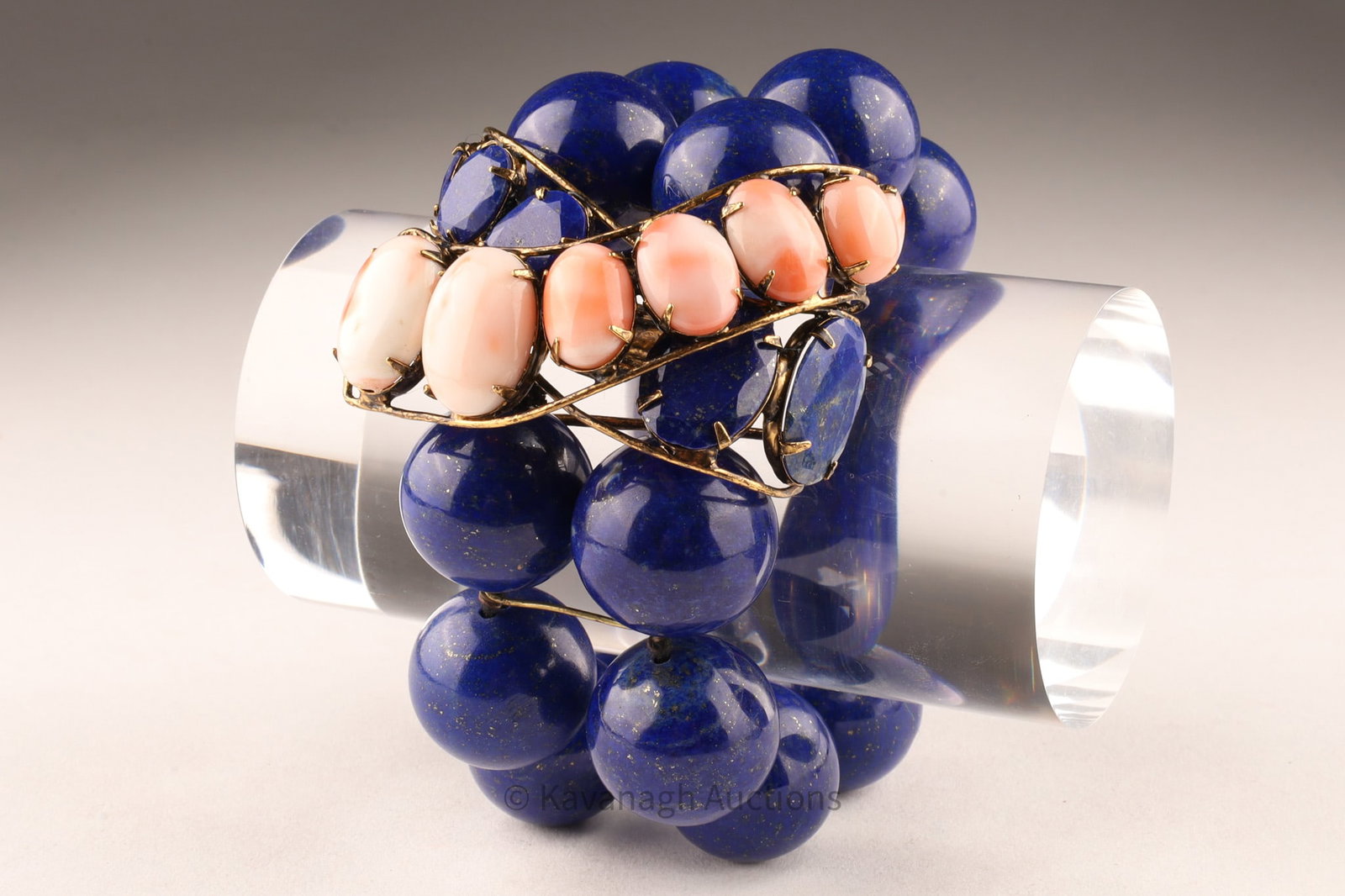 Iradj Moini Lapis Lazuli Angel Skin Coral Bracelet (1 of 6)