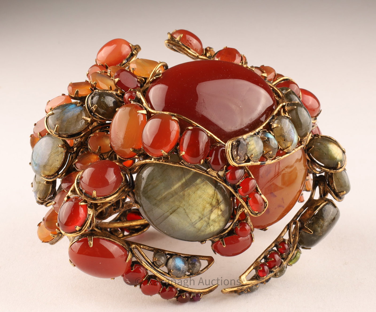 Iradj Moini Rare Carnelian Statement Crab Bracelet (1 of 8)