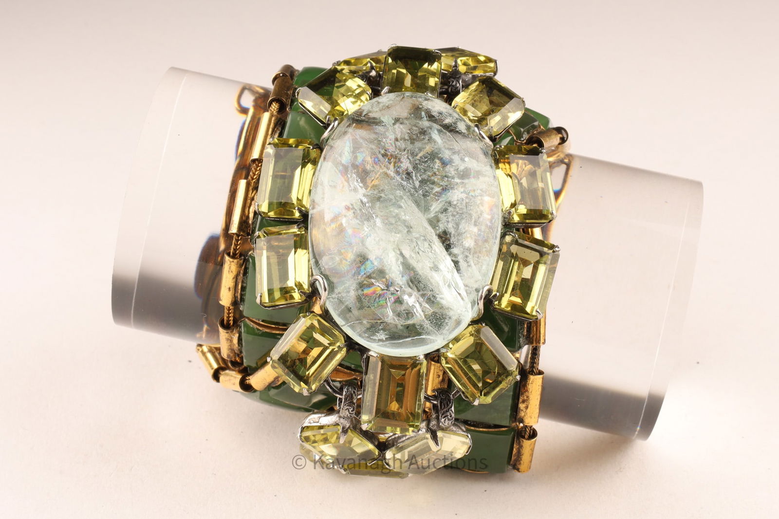 Iradj Moini Chrysoberyl Jade Quartz Bracelet (1 of 8)