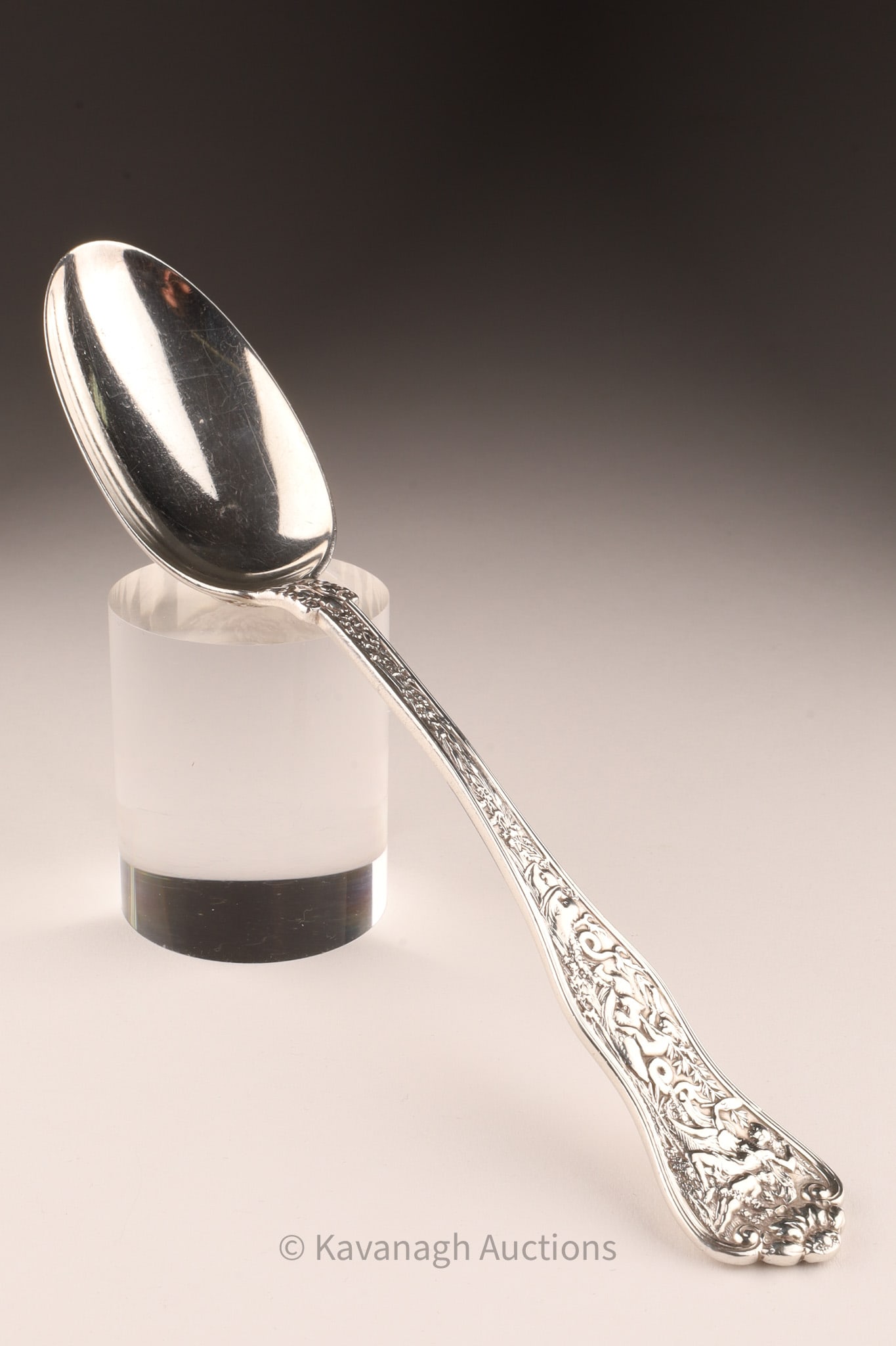 Tiffany Sterling Large Olympian Serving Spoon 1878 (1 of 9)