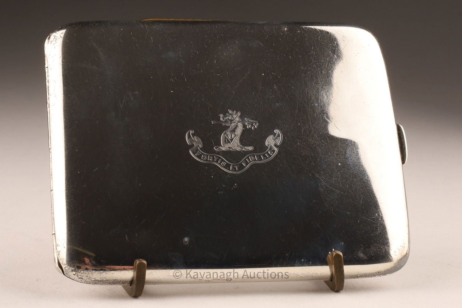 Birks Sterling Heraldic Dragon Cigarette Case (1 of 6)