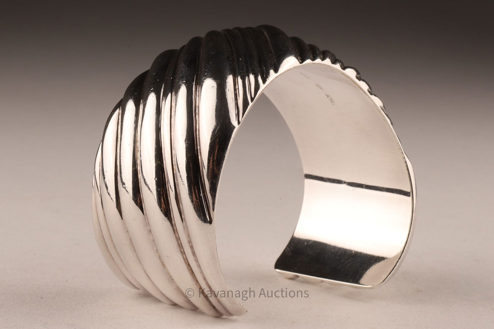 Tiffany Modernist Sculpted Sterling Cuff Bracelet (1 of 5)