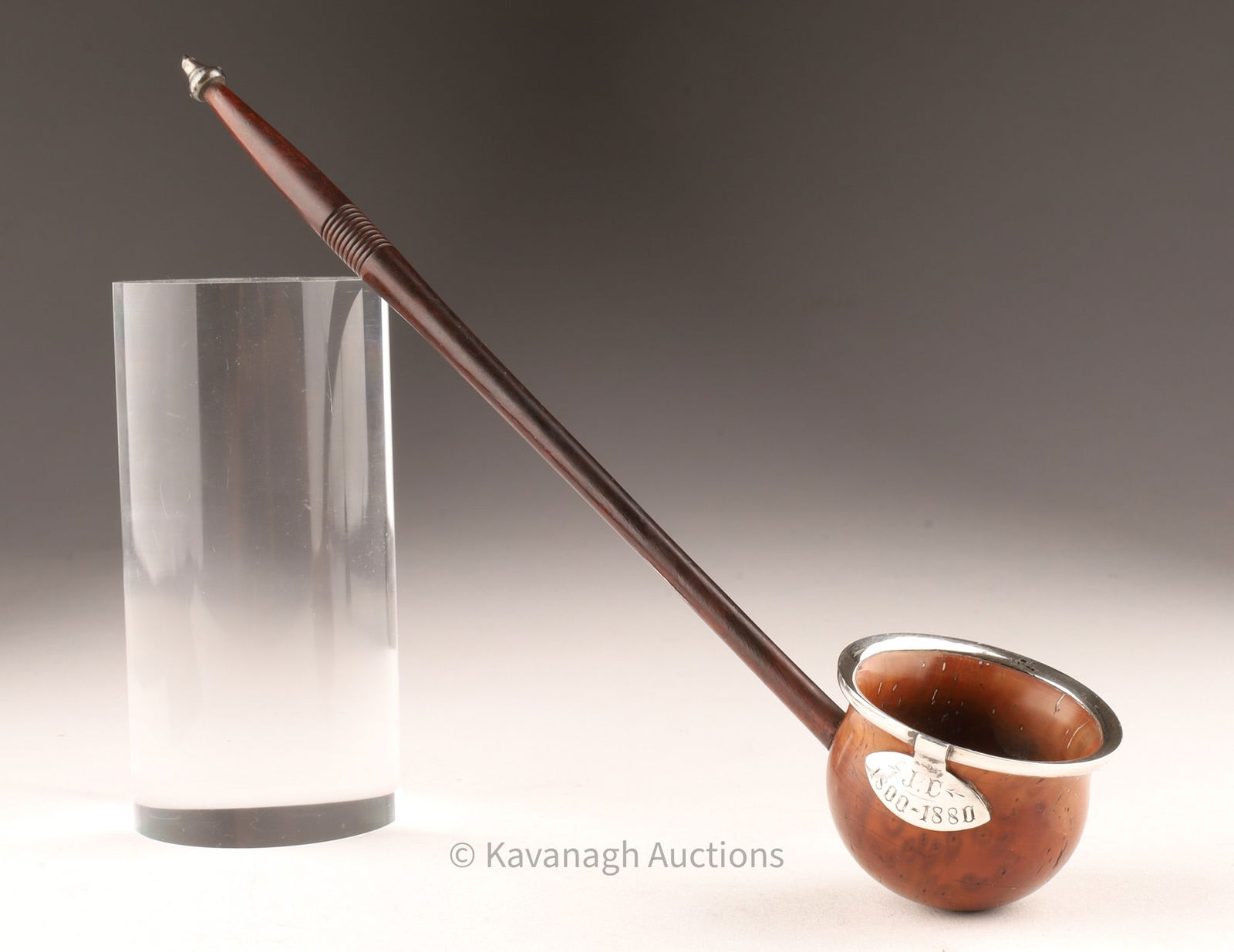 Victorian Coquilla Nut Silver Mounted Toddy Ladle 1880 (1 of 6)