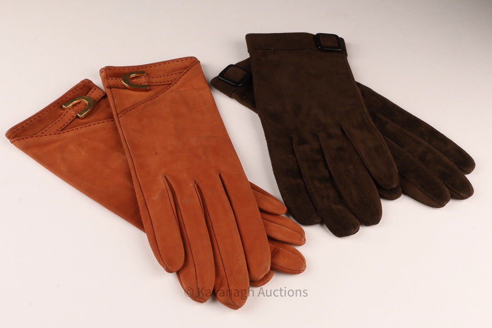 Hermes Christian Dior Vintage Leather Gloves (1 of 8)