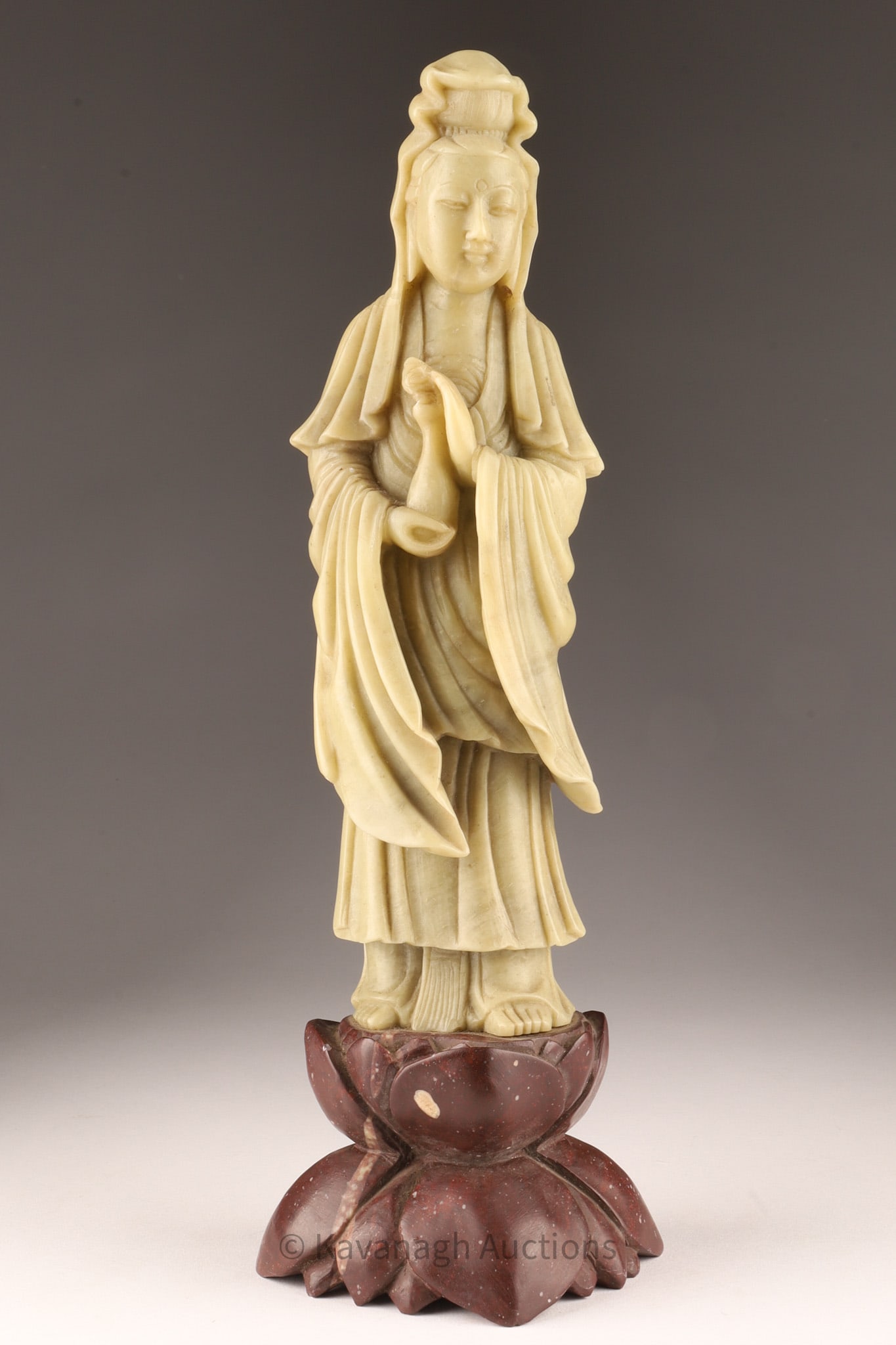 Chinese Carved Soapstone Guan-Yin Figure (1 of 10)