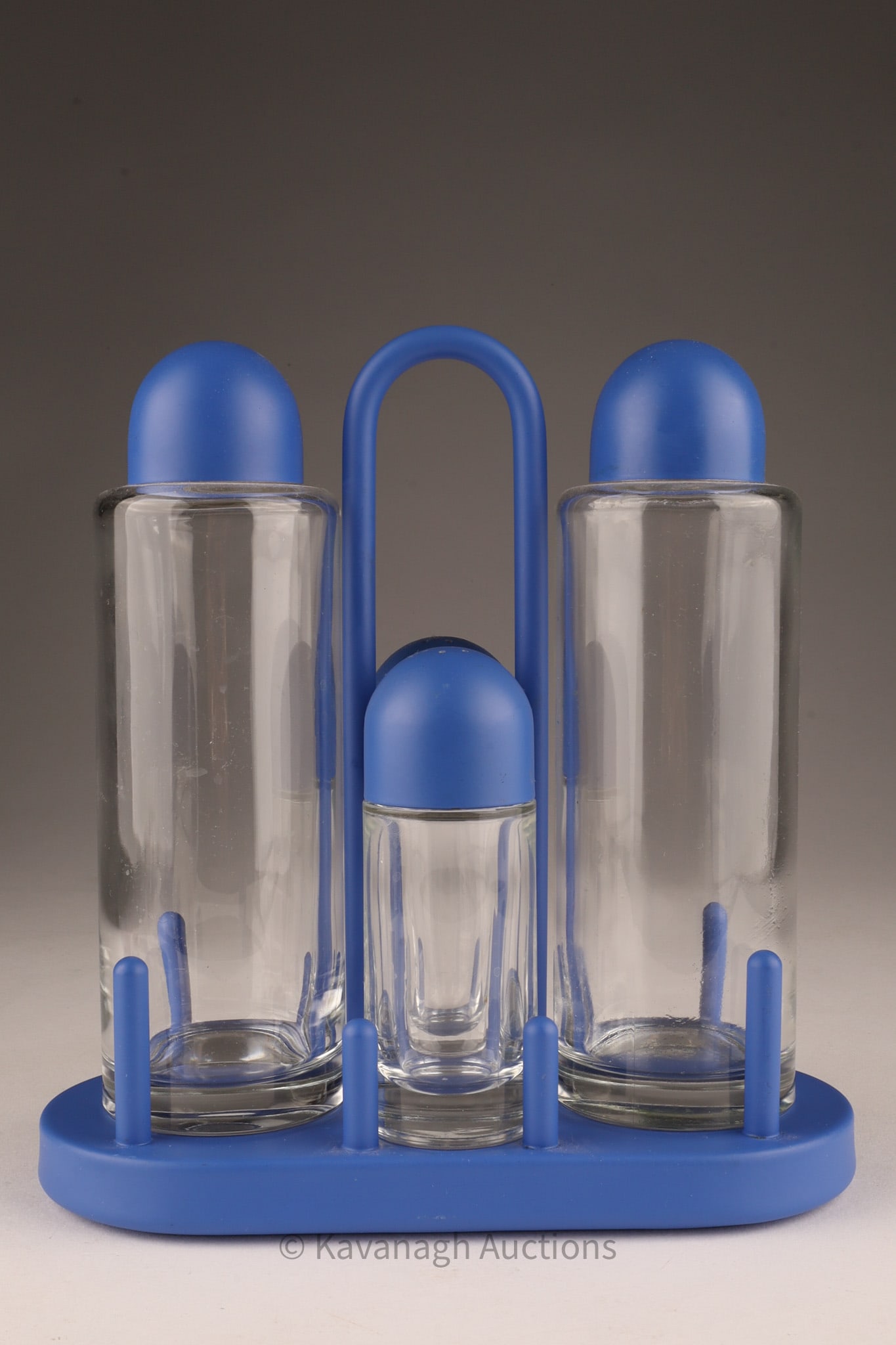 Alessi 5070 Blue Space Age Condiments Set (1 of 4)