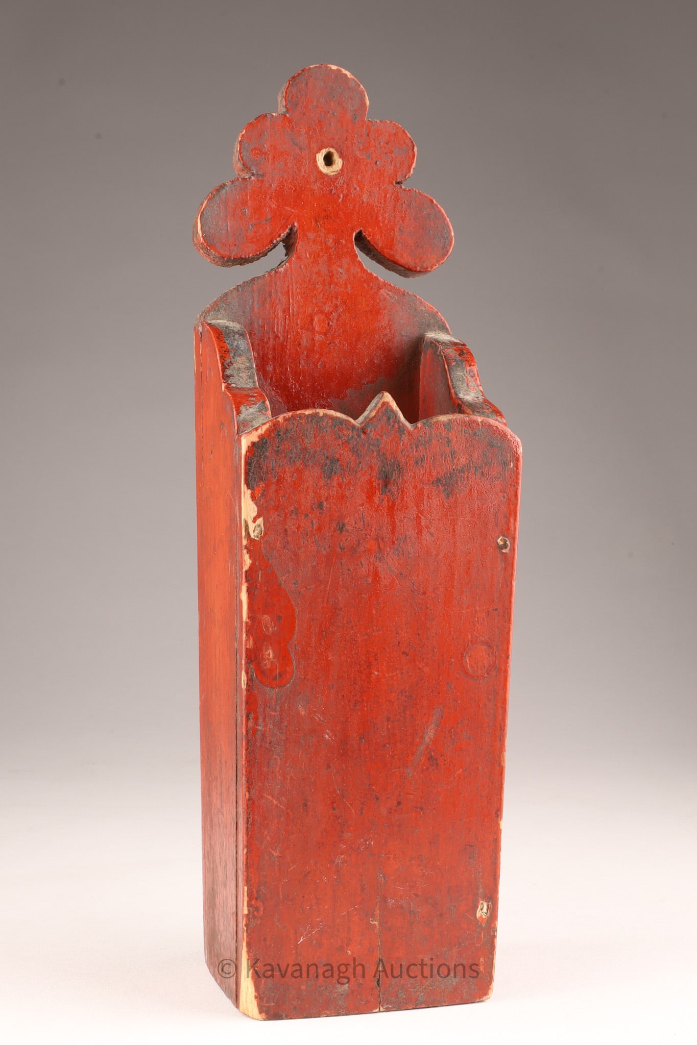 Antique Wall Box Original Paint Nova Scotia C. 1900 (1 of 8)