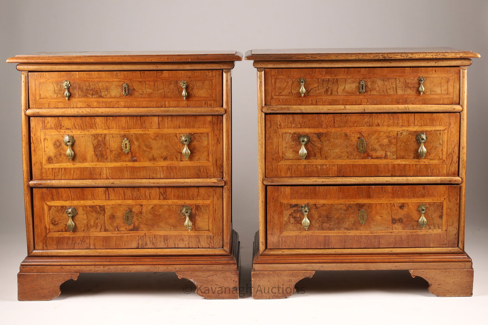 Georgian Style Chest Bedside Nightstands (1 of 8)