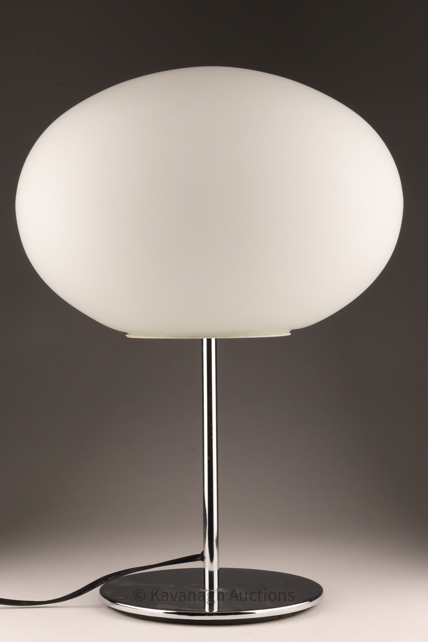 Modernist Chrome Mushroom Table Lamp Sonneman Style (1 of 7)