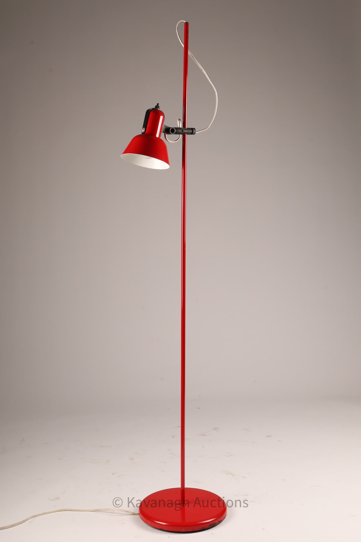Kit Atout Mid Century Red Adjustable Floor Lamp (1 of 6)