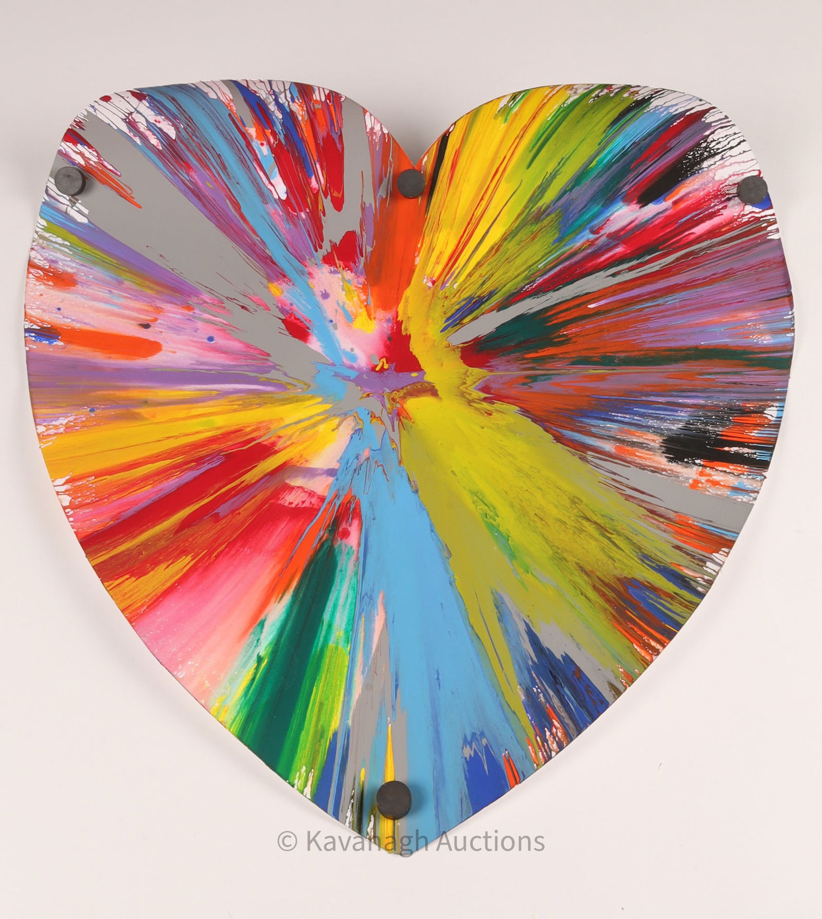Damien Hirst Heart Spin Painting (1 of 9)