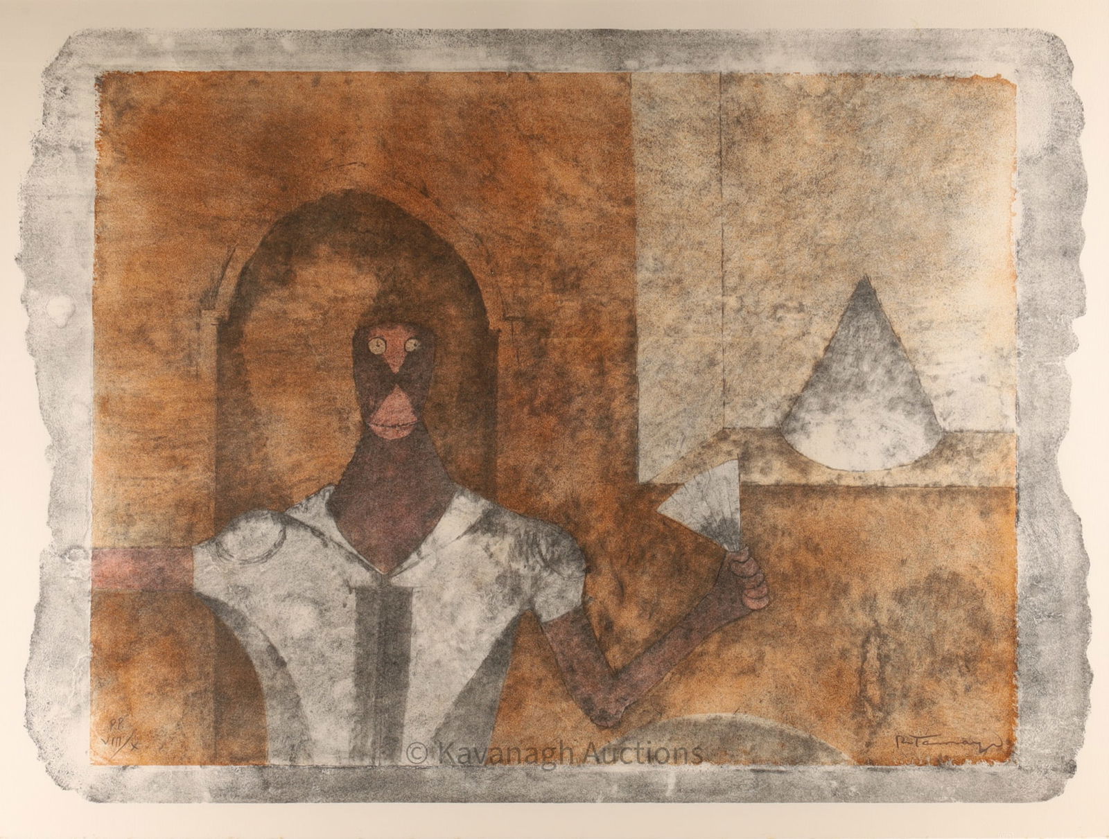 Rufino Tamayo "El Ermitano" Signed Numbered Lithograph (1 of 7)