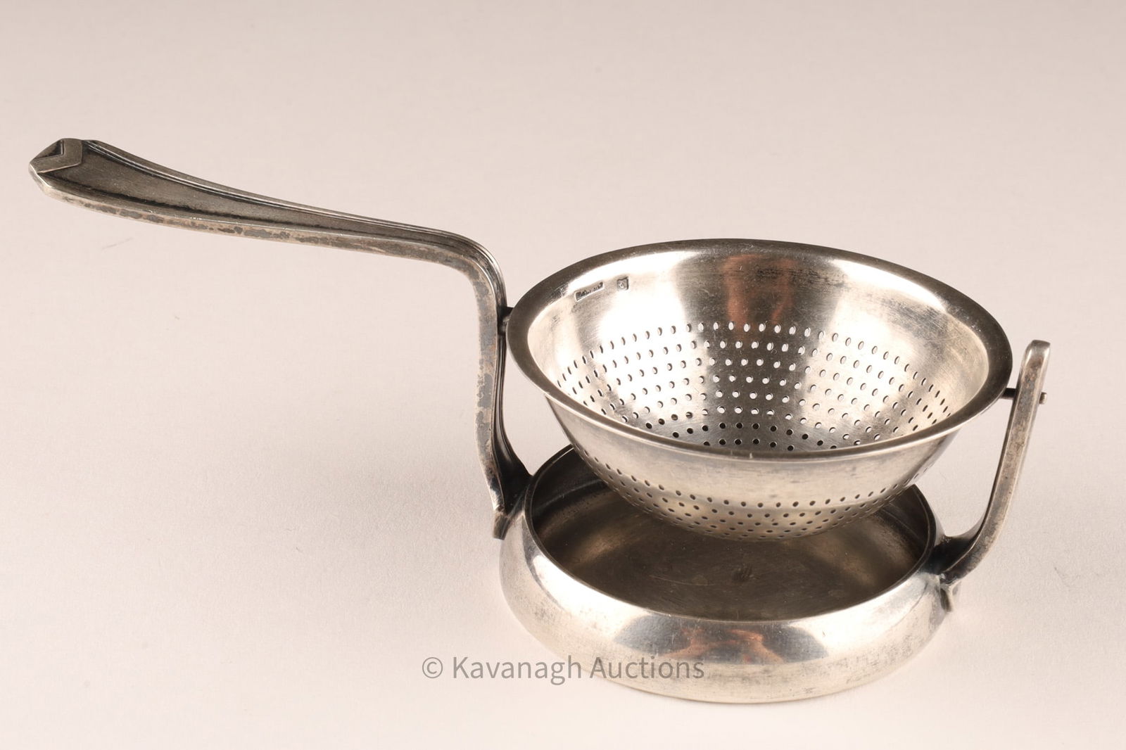 Christofle Tea Strainer with Drip Tray Stand (1 of 9)