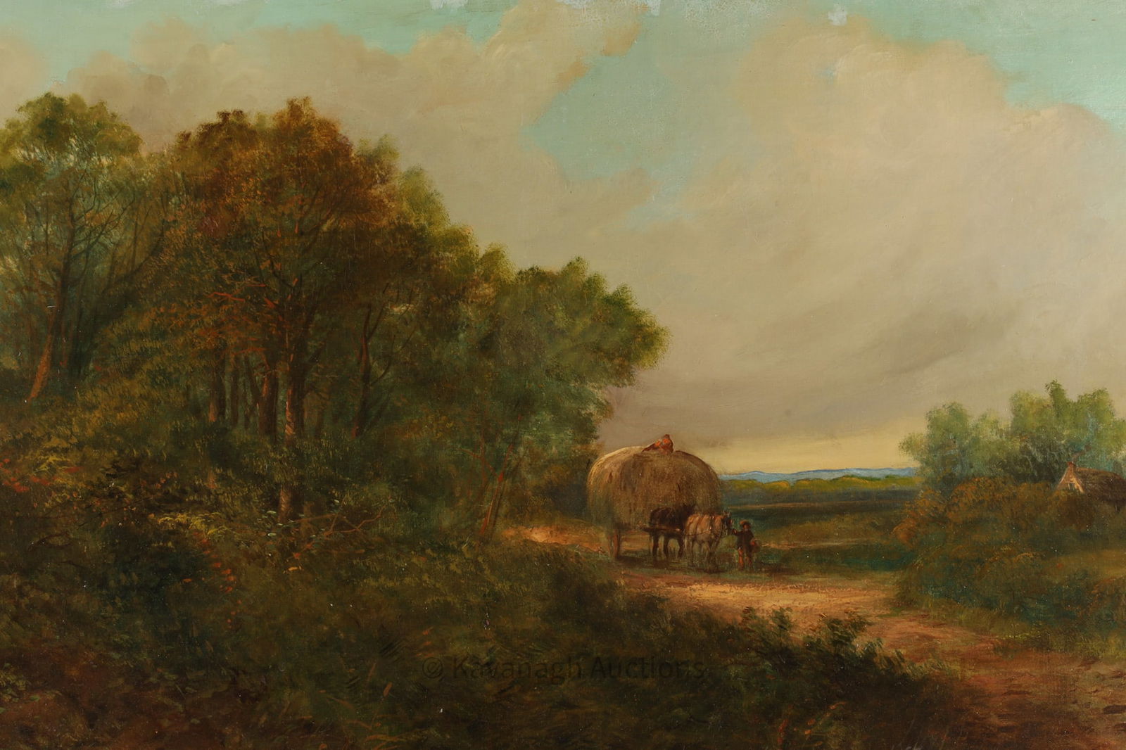 W. Williams, (British, 19th Century) Landscape Bring Home the Hay (1 of 12)