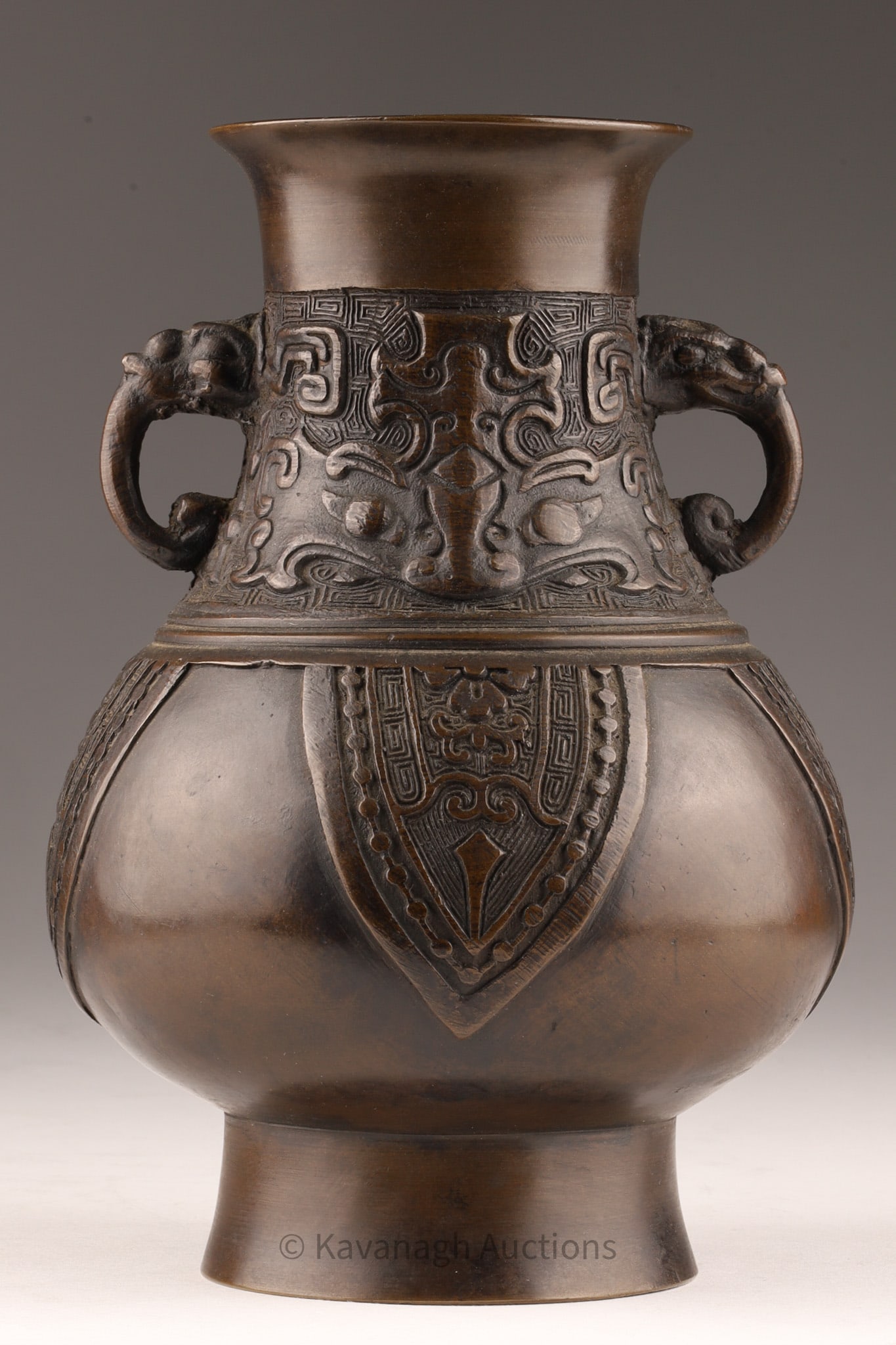 Antique Chinese Archaic Style Bronze Vase (1 of 9)