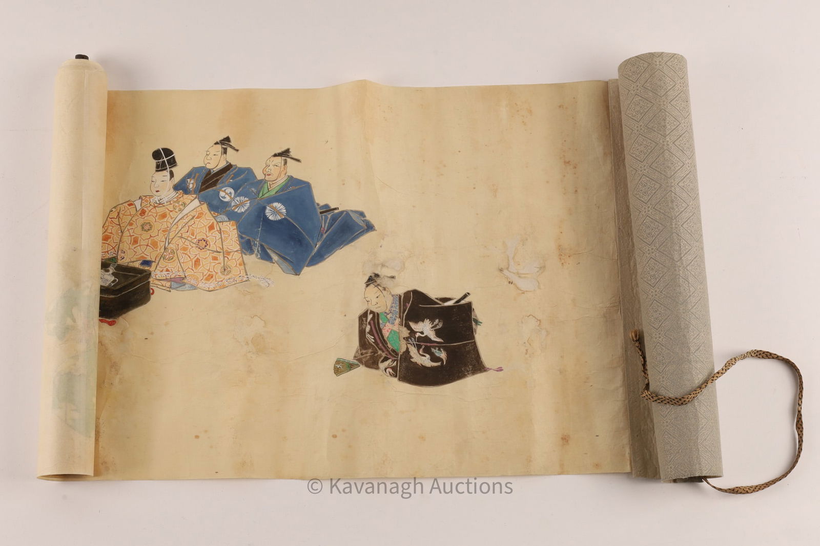 Important Japanese Illustrated Handscroll (Makimono) Samurai Scroll (1 of 19)