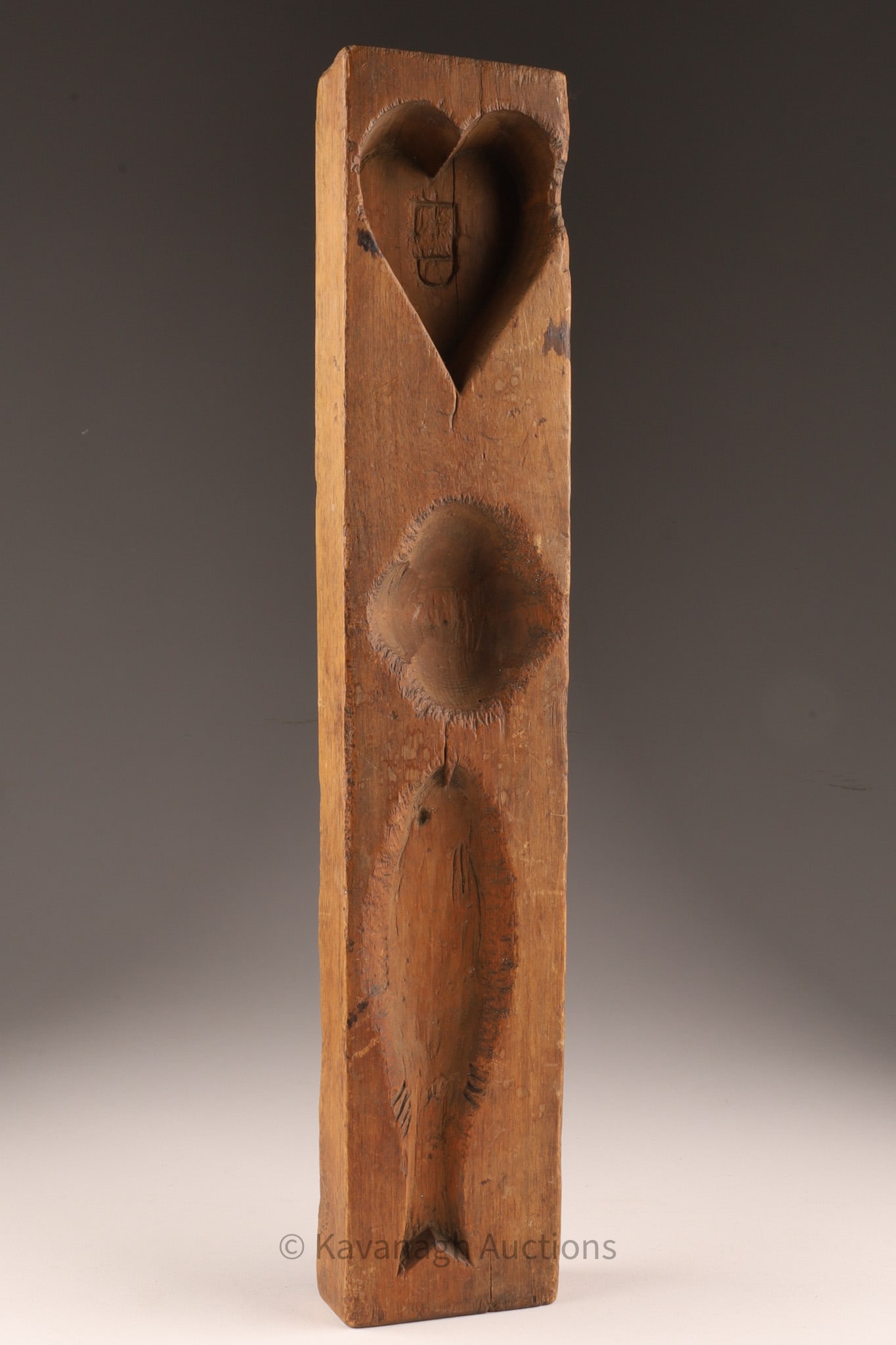 Late 19th C. Quebec Maple Sugar Mold in Birch (1 of 8)