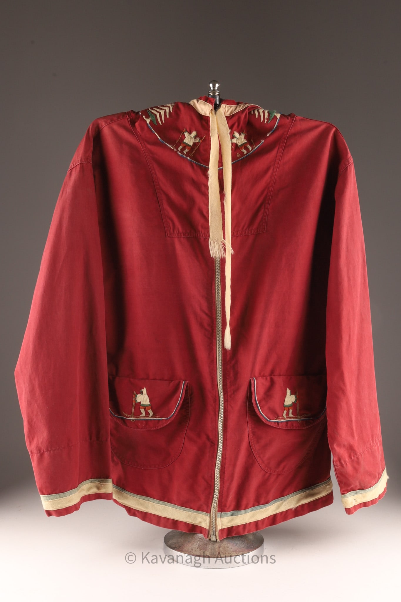 1930s Grenfell Labrador Industries Embroidered Hooded Parka (1 of 10)