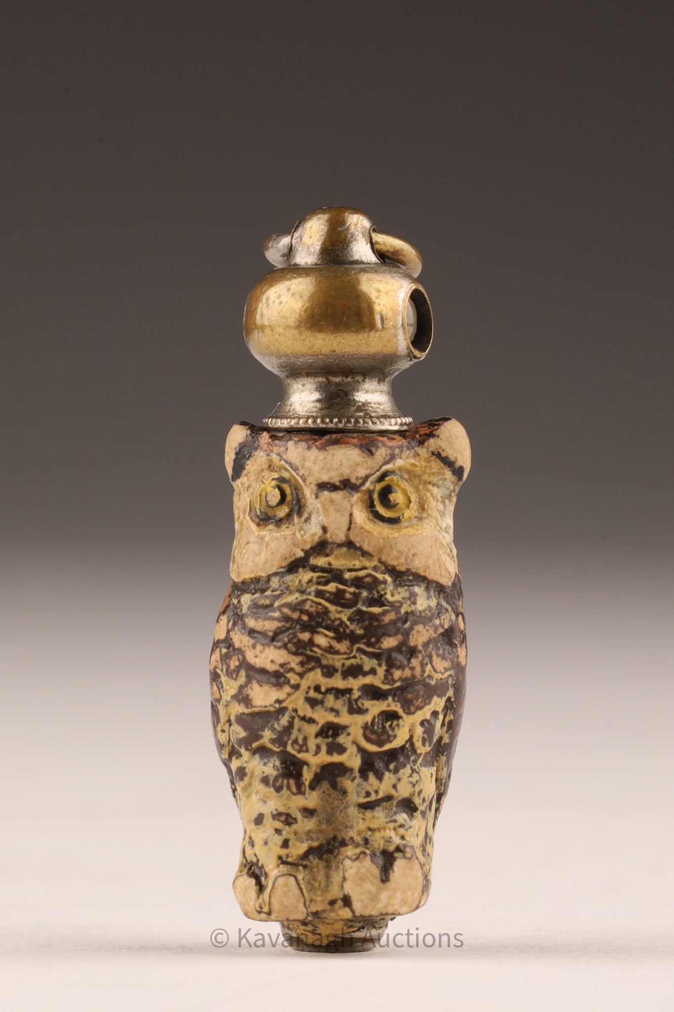 Antique French Stanhope Owl Pendant with Optical Microphotograph (1 of 9)