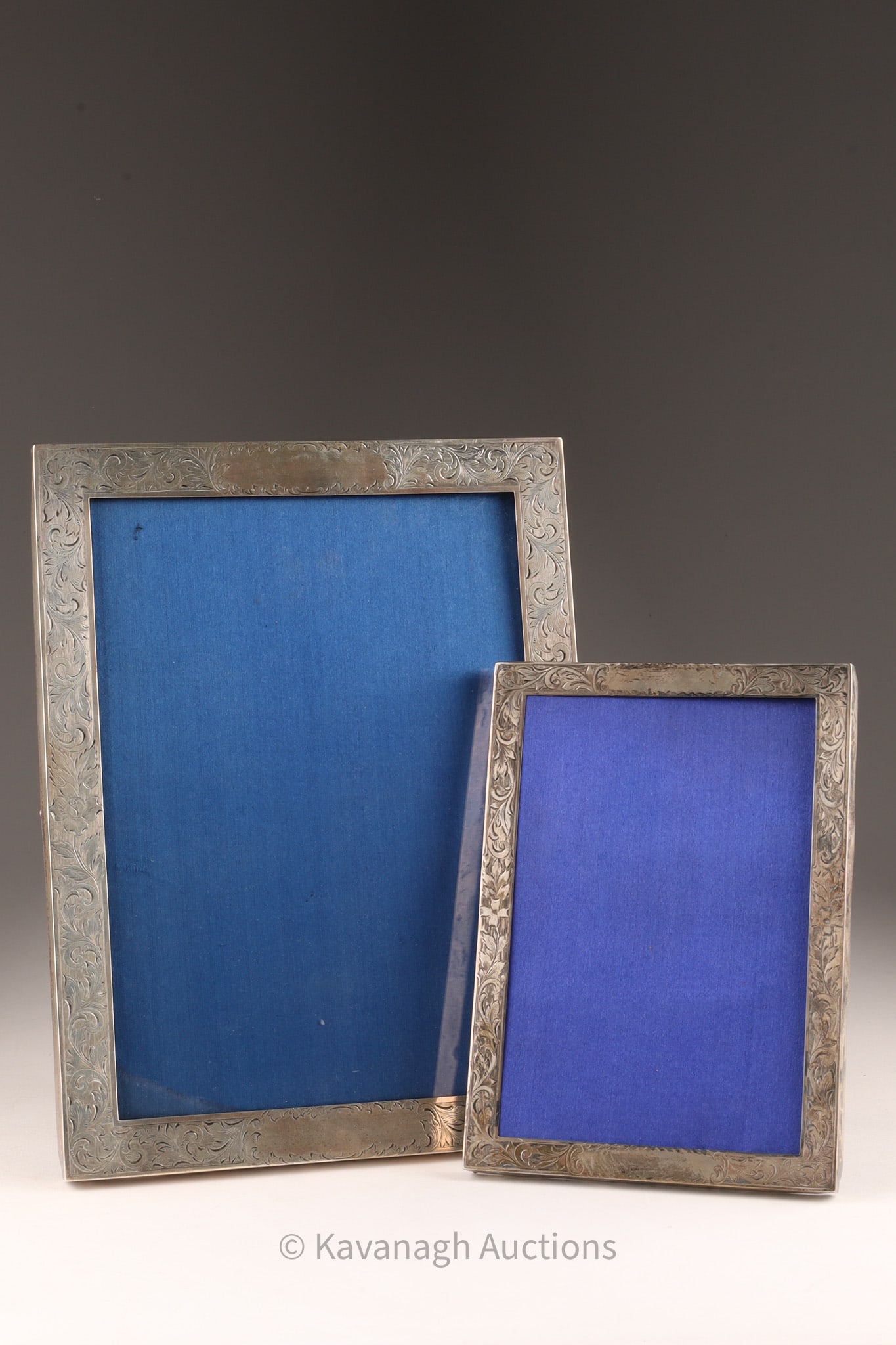 Lot of 2 Antique Birks Sterling Silver Picture Frames (1 of 7)