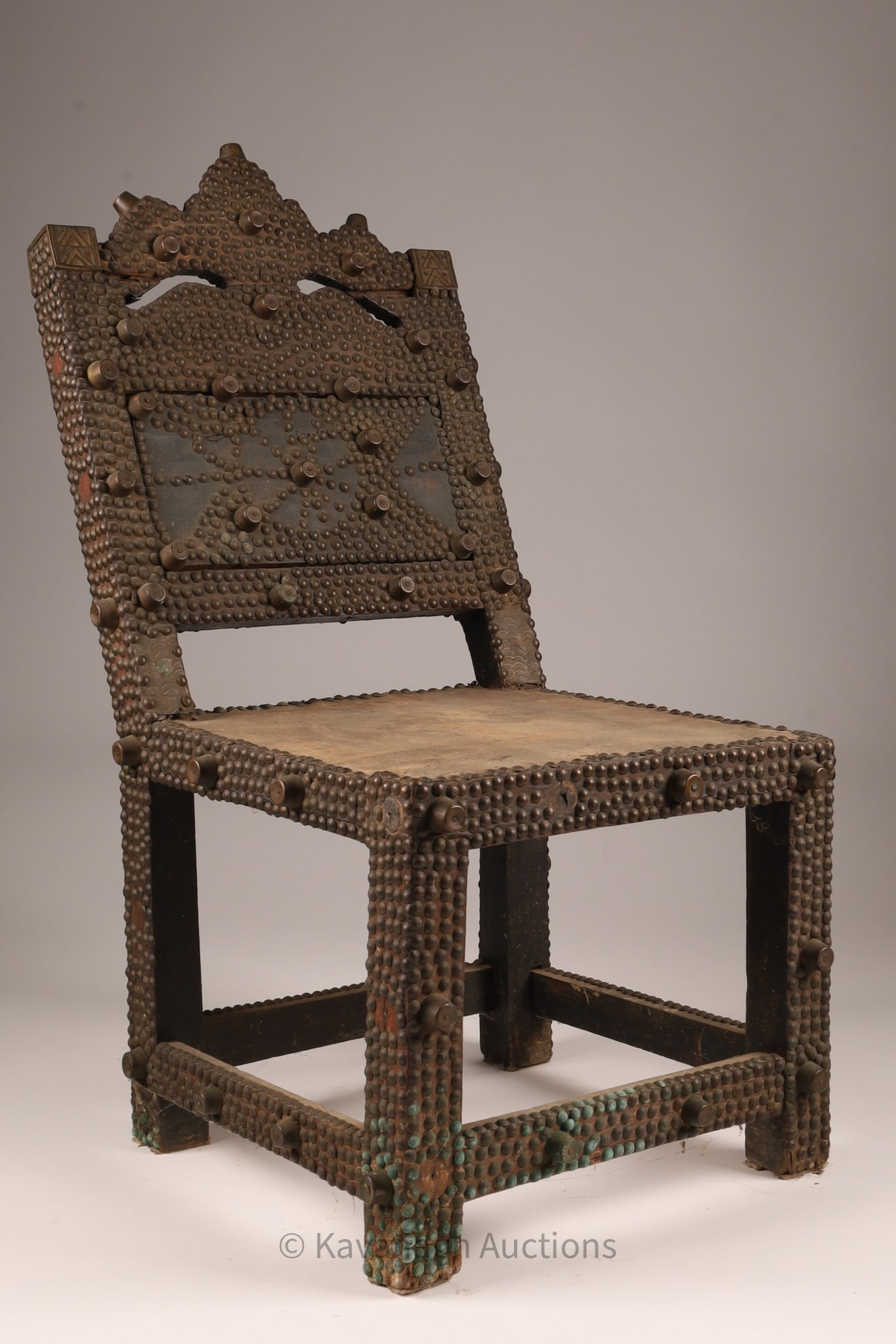 Antique African Ashanti Asipim Chief Throne Chair (1 of 10)