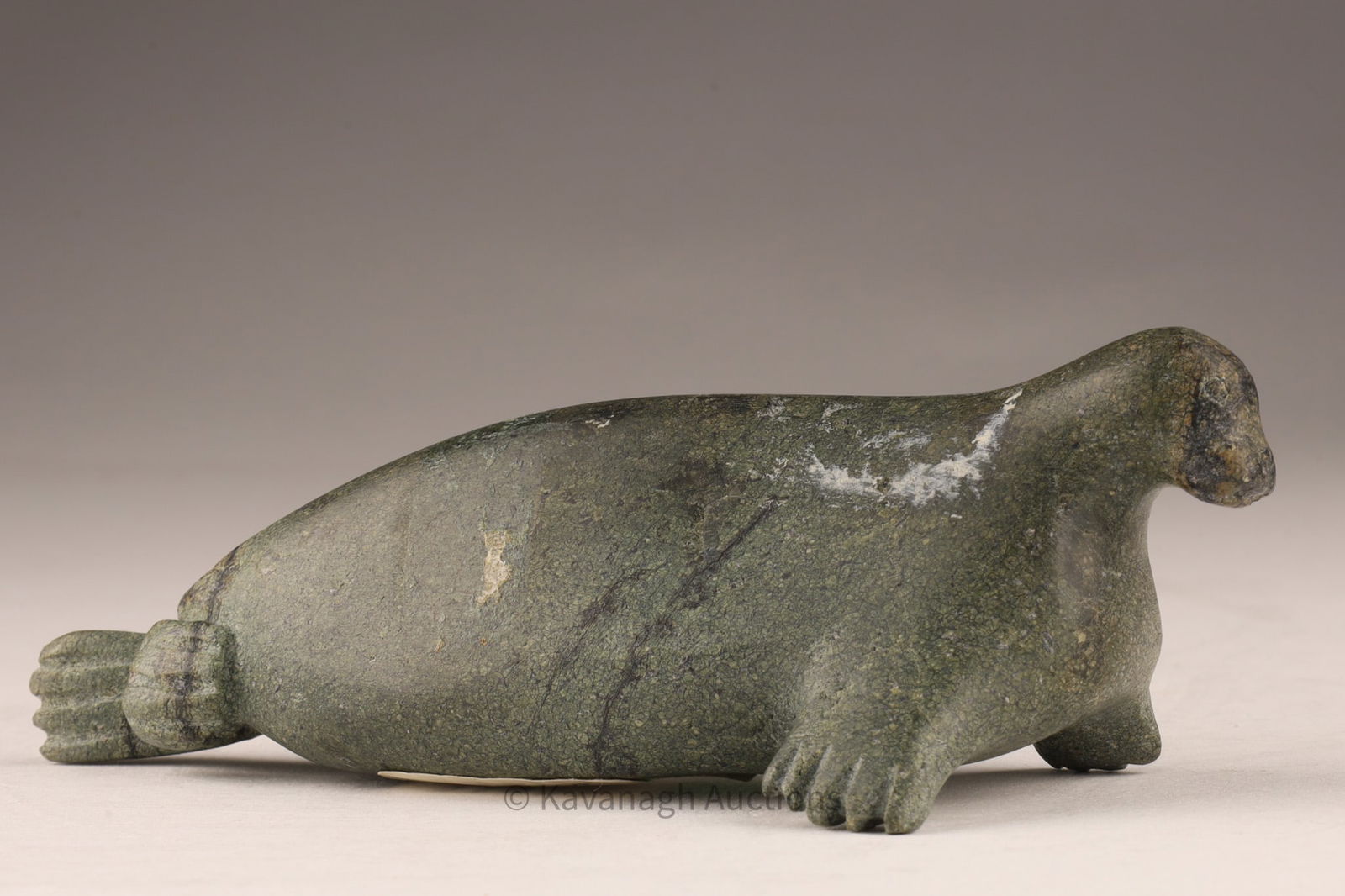 Inuit Stone Carving of a Seal, ca. mid-20th century (1 of 6)