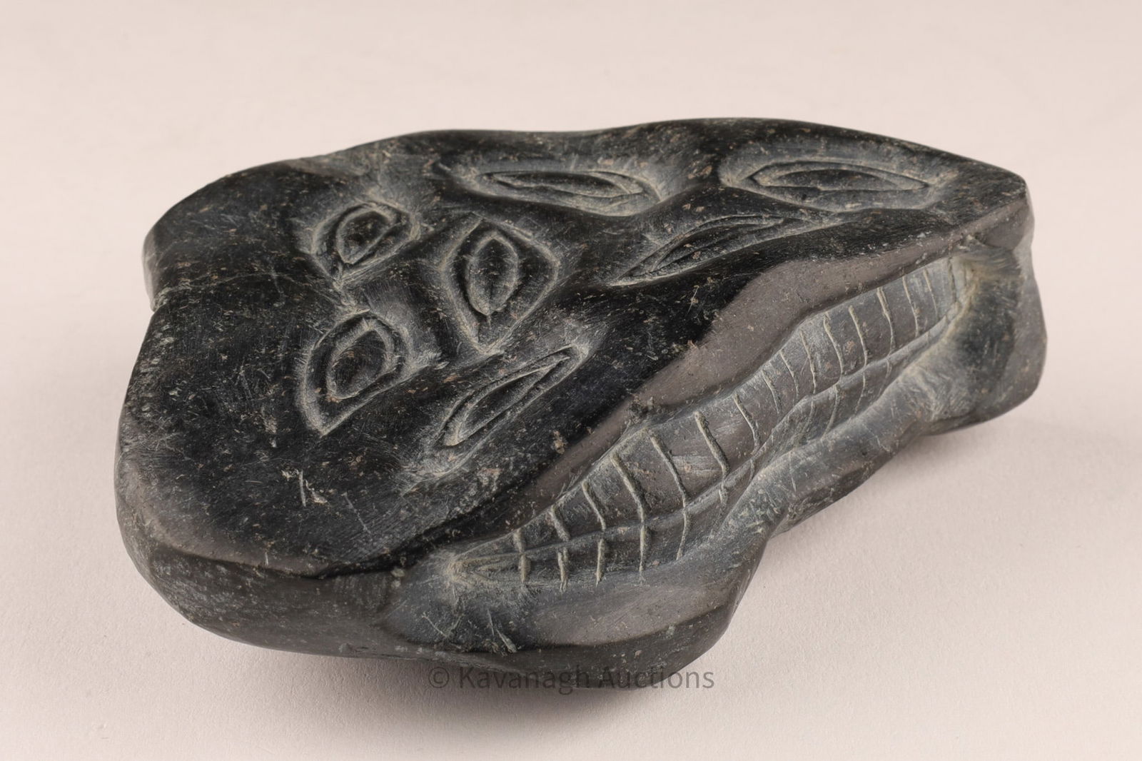 Inuit Carved Stone Sculpture, Abstract Shaman Design, Early Form (1 of 6)
