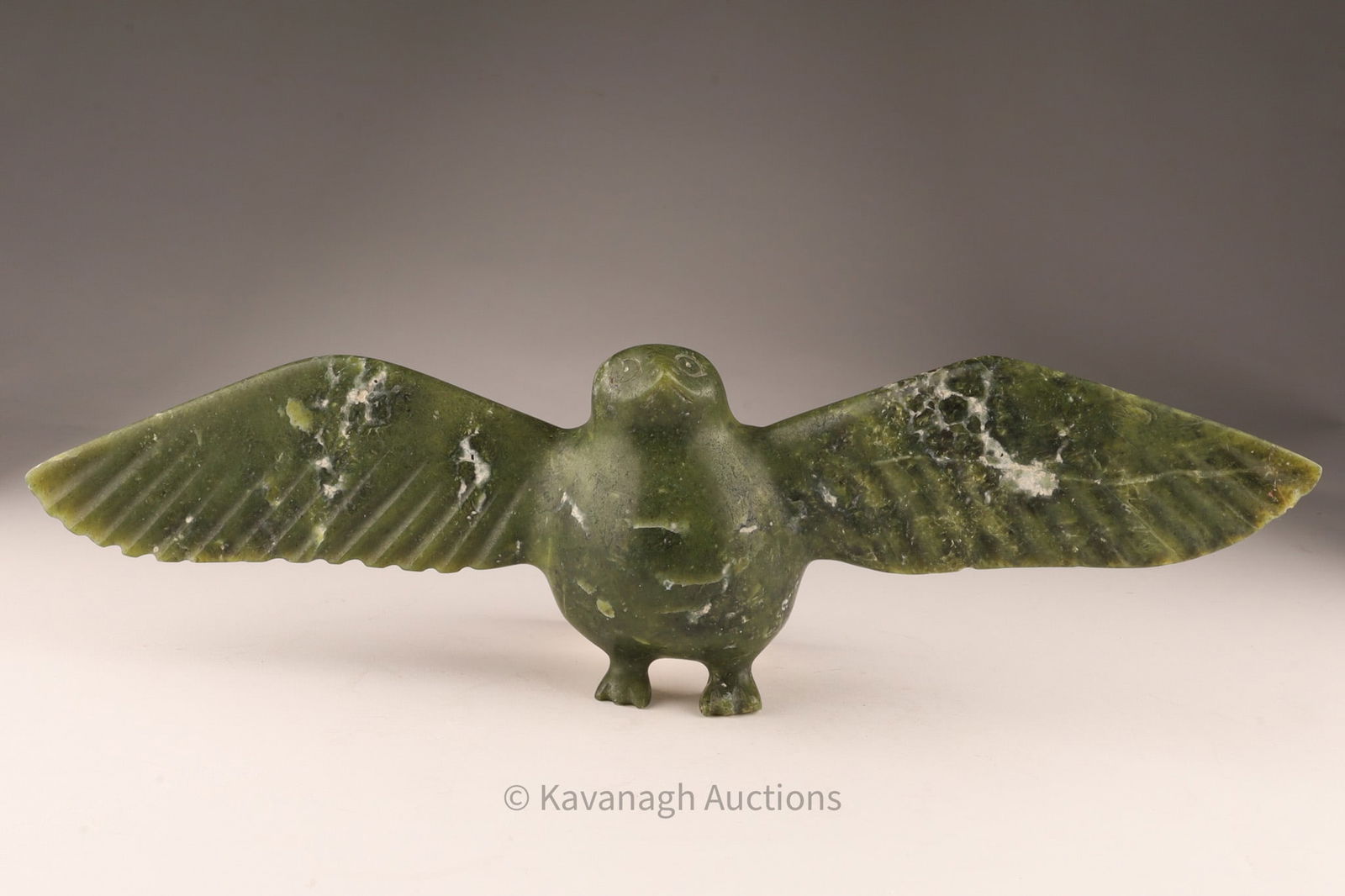 Large Inuit Stone Bird Sculpture, Thadlik Nung (Cape Dorset), 1984 (1 of 10)