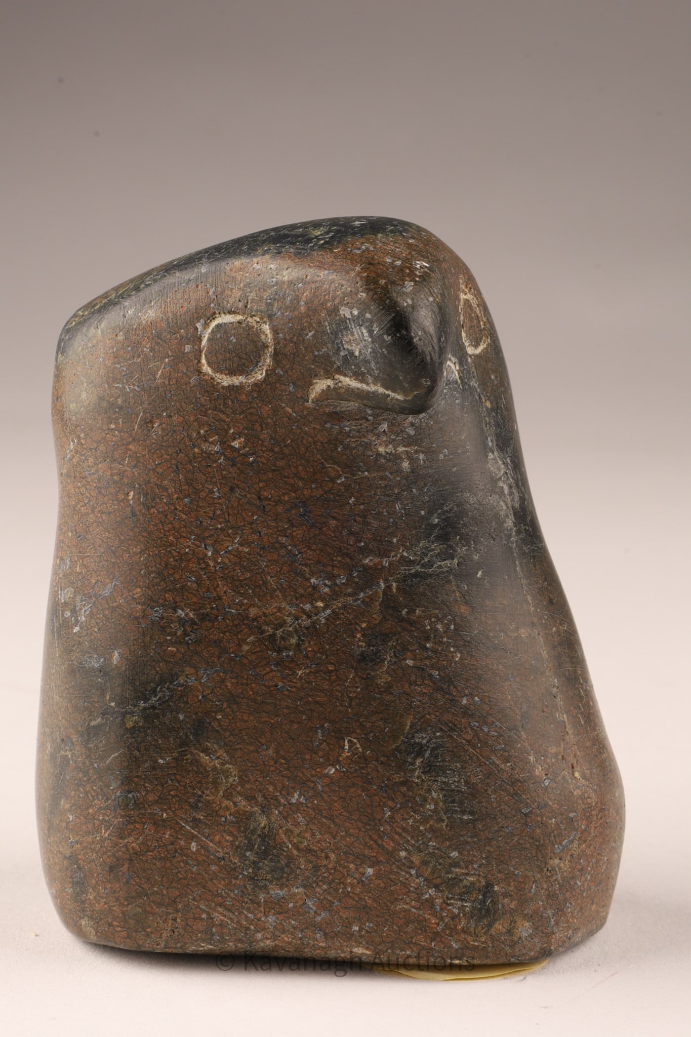 Inuit Stone Carving of a Bird, signed 'Kellipellik' (1 of 6)
