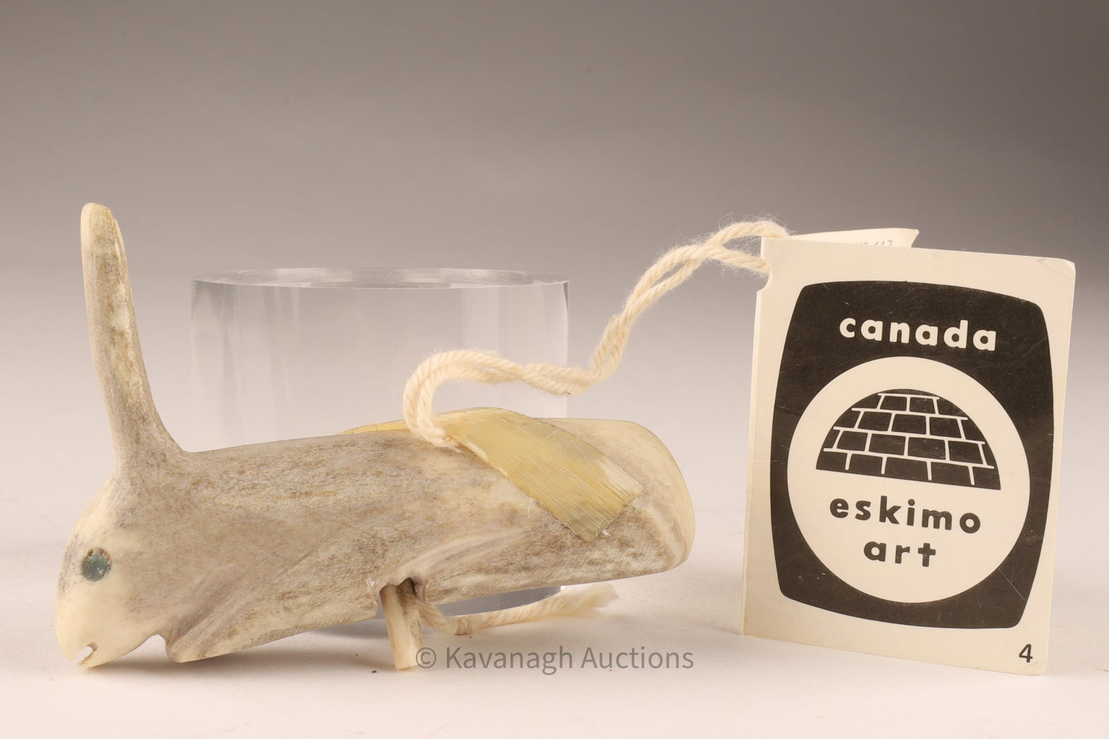 Martha Krining (Inuit, Canadian), Rabbit Fish Carving (1 of 6)