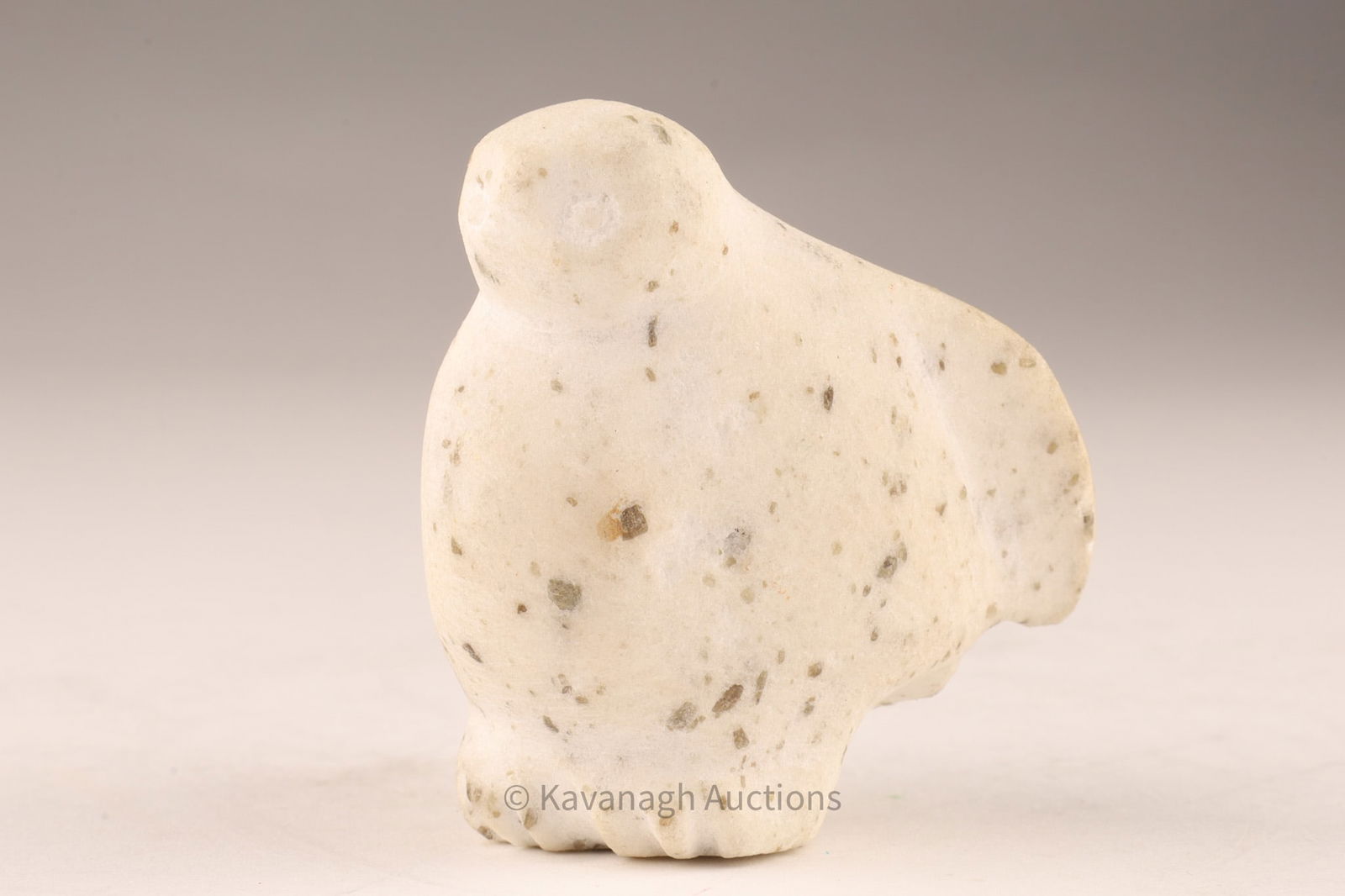 Miniature Inuit Stone Carving of a Bird (1 of 6)