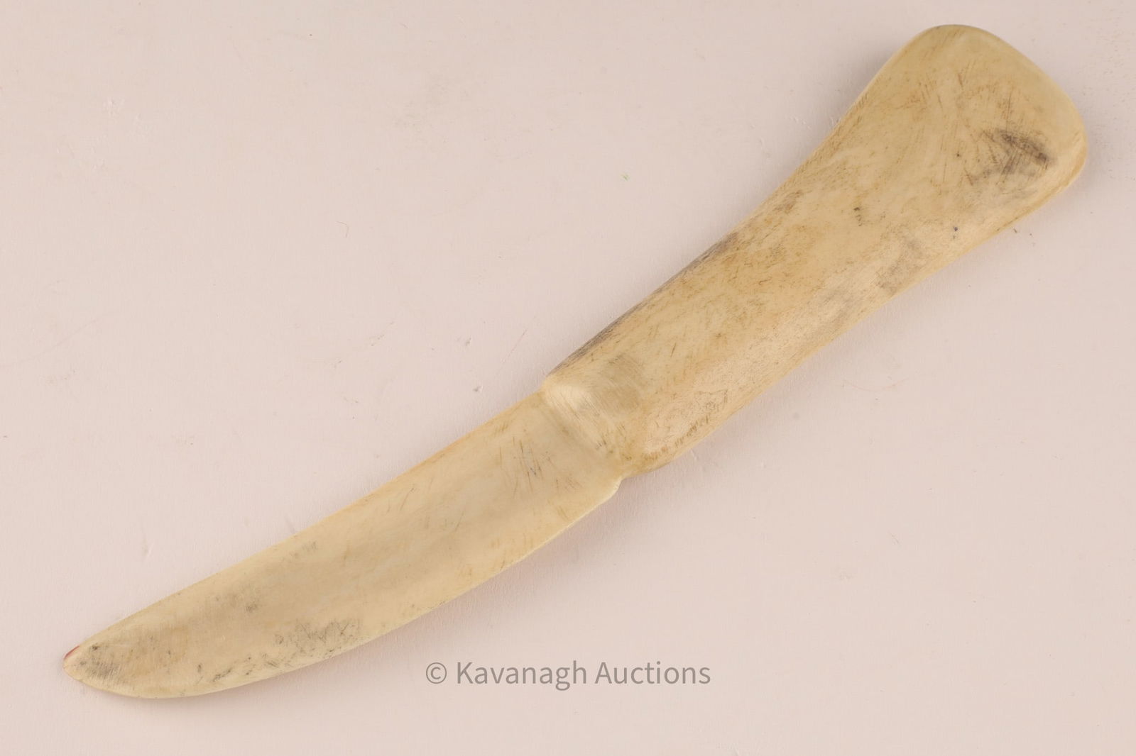 Inuit Carved Antler Knife (1 of 6)