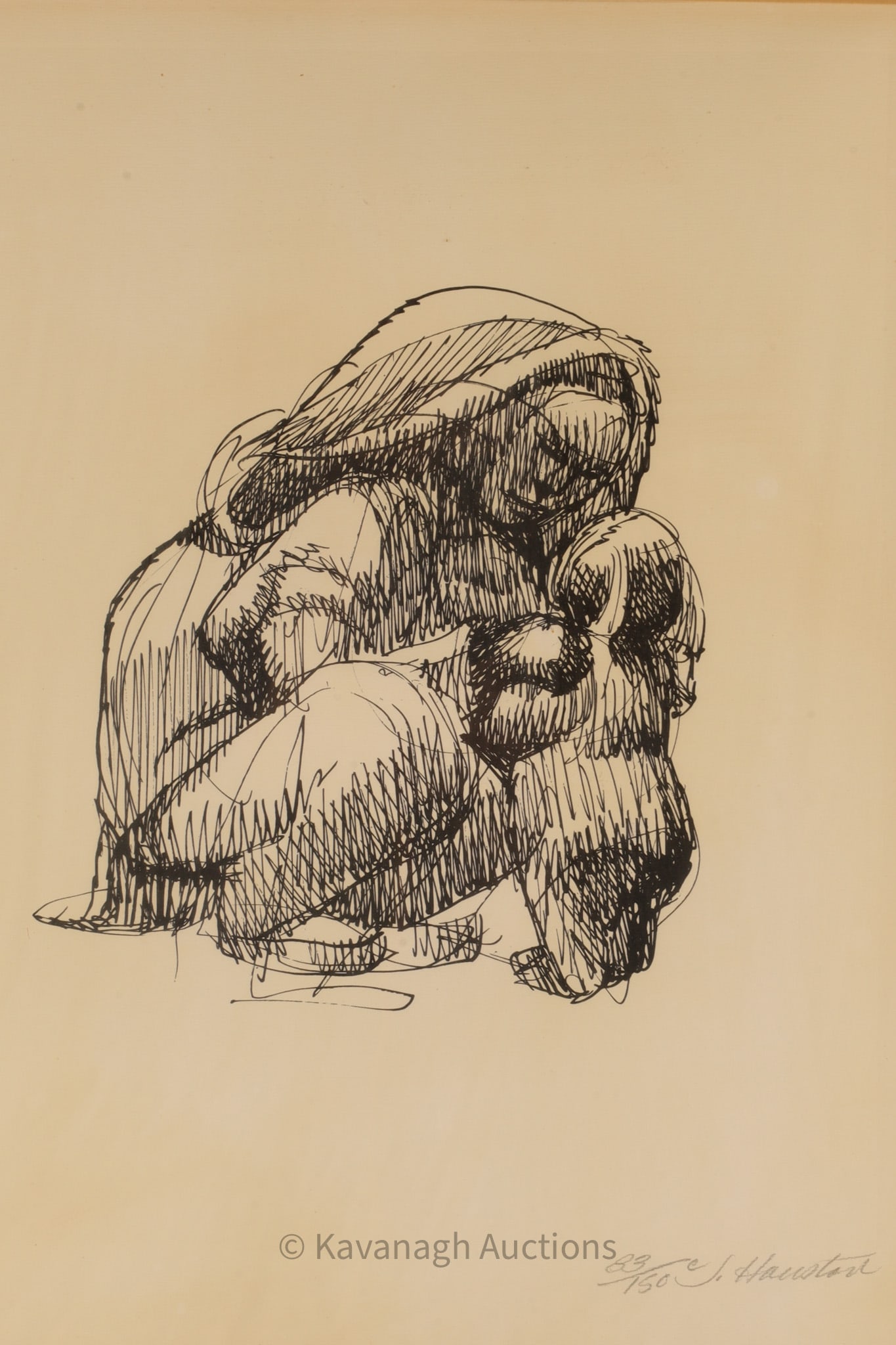 James Archibald Houston (1921-2005), Mother and Child, Limited Edition Print (1 of 3)