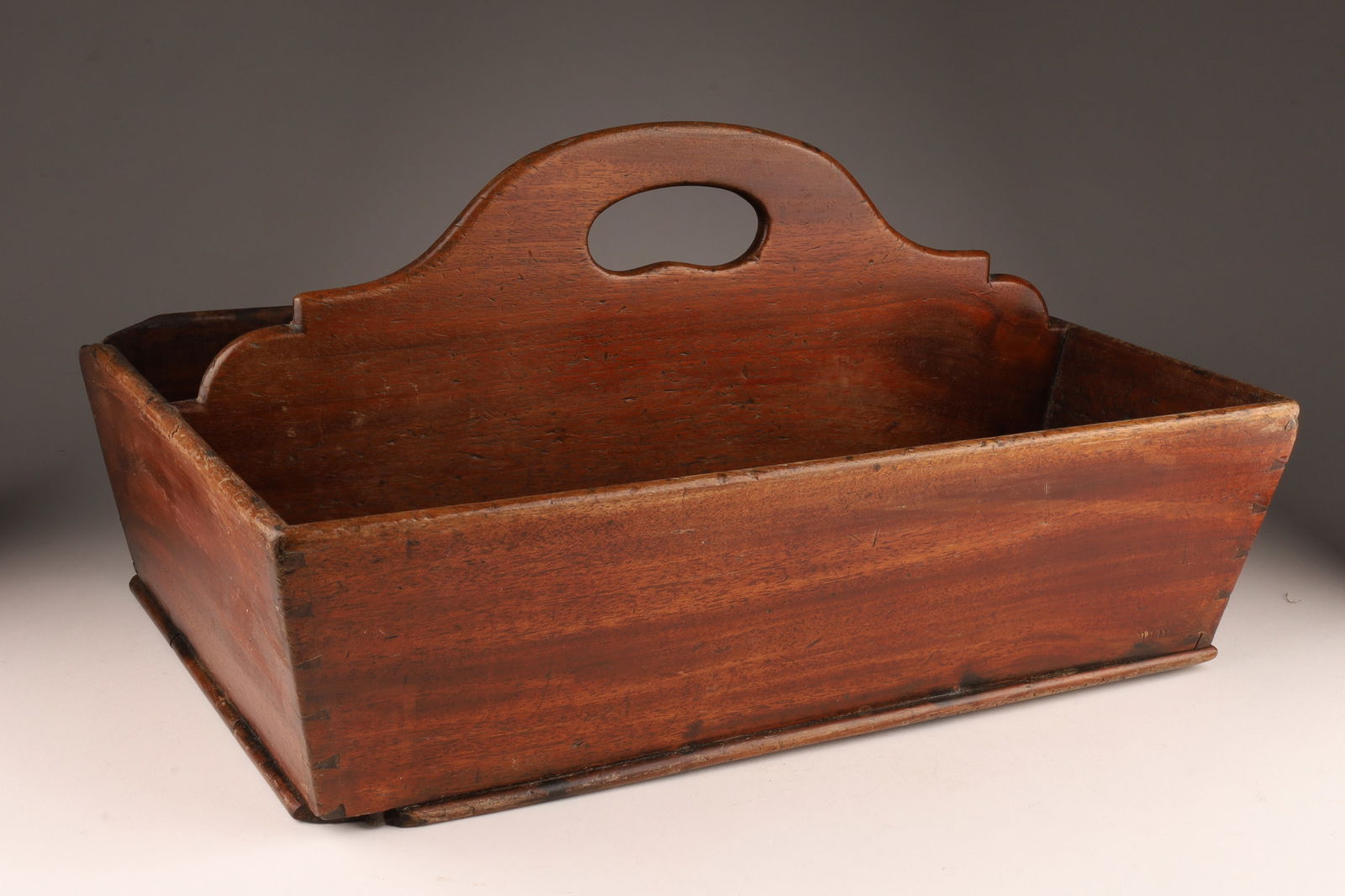 Antique 19th C. Early American Wood Cutlery Tray (1 of 6)