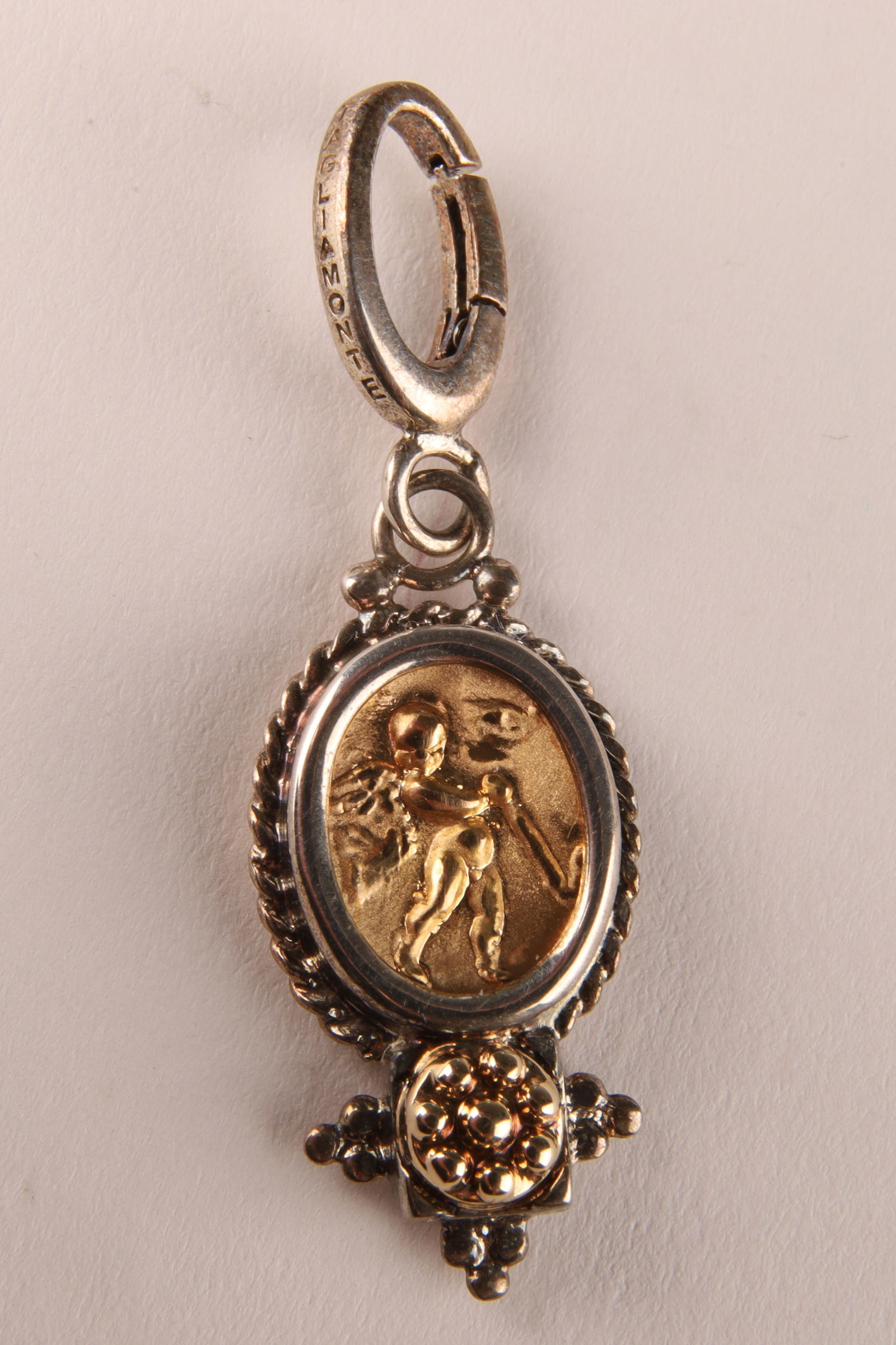 Tagliamonte Italy 925 Sterling and 585 14K Gold Pendant (1 of 7)