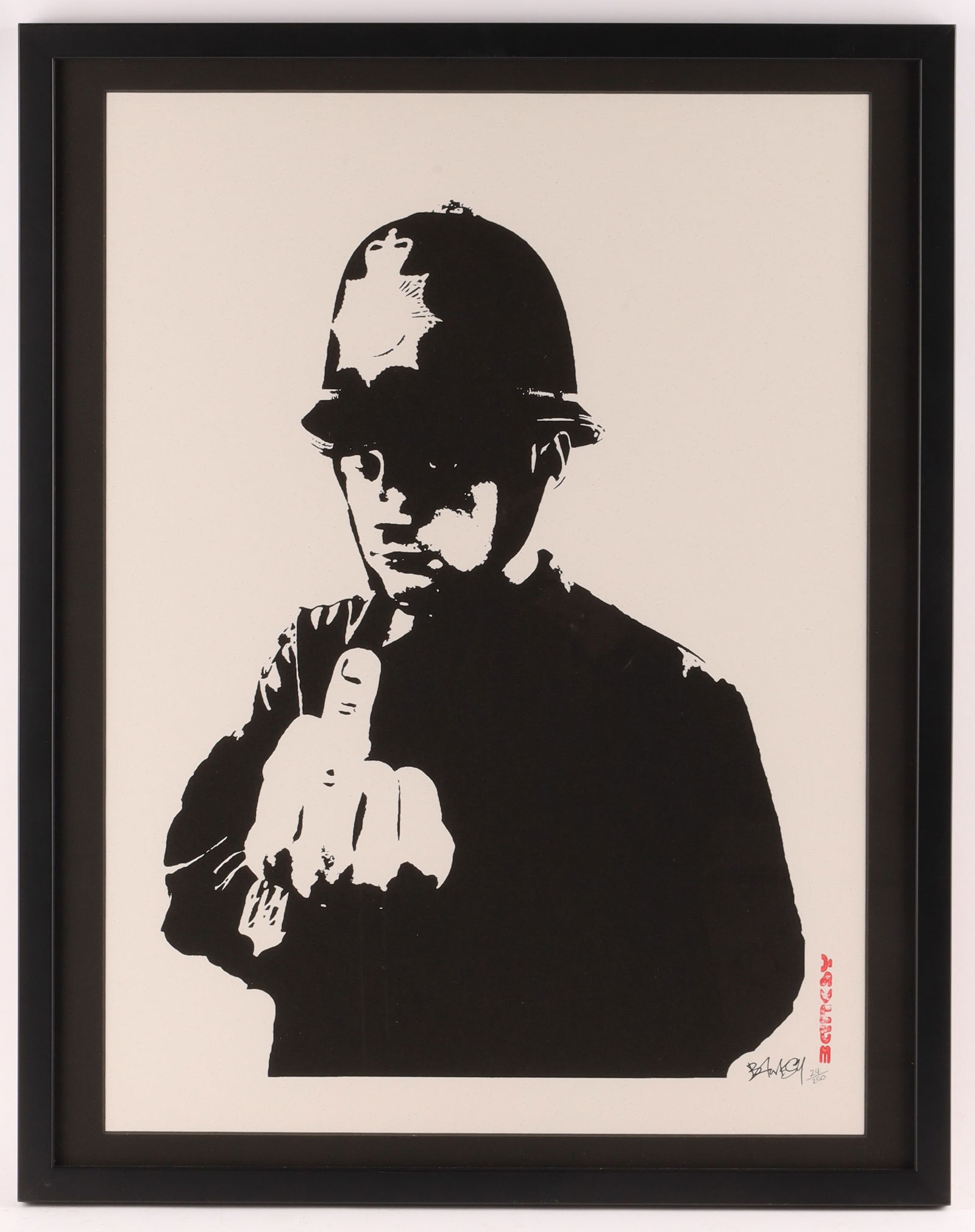 Banksy (British, b.1974), attrib. Rude Copper, Screenprint, Signed & Numbered 24/250 (1 of 5)
