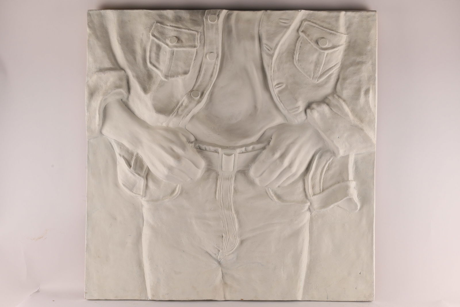 Large 1988 Pyrofoam Bas-Relief “Jeans – Crotch Shot (1 of 9)