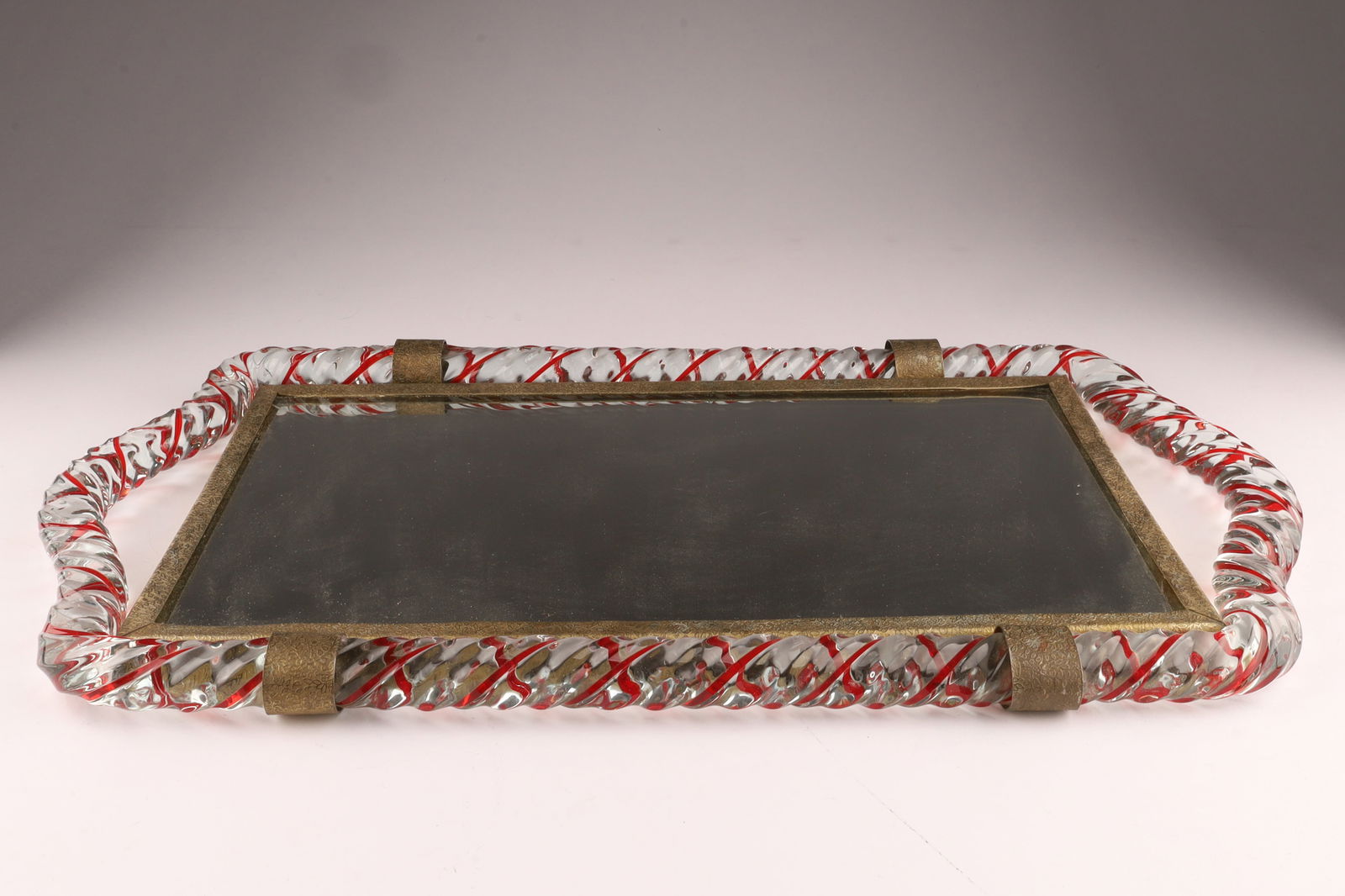 Mid Century Murano Salviati Mirrored Serving Plate (1 of 4)