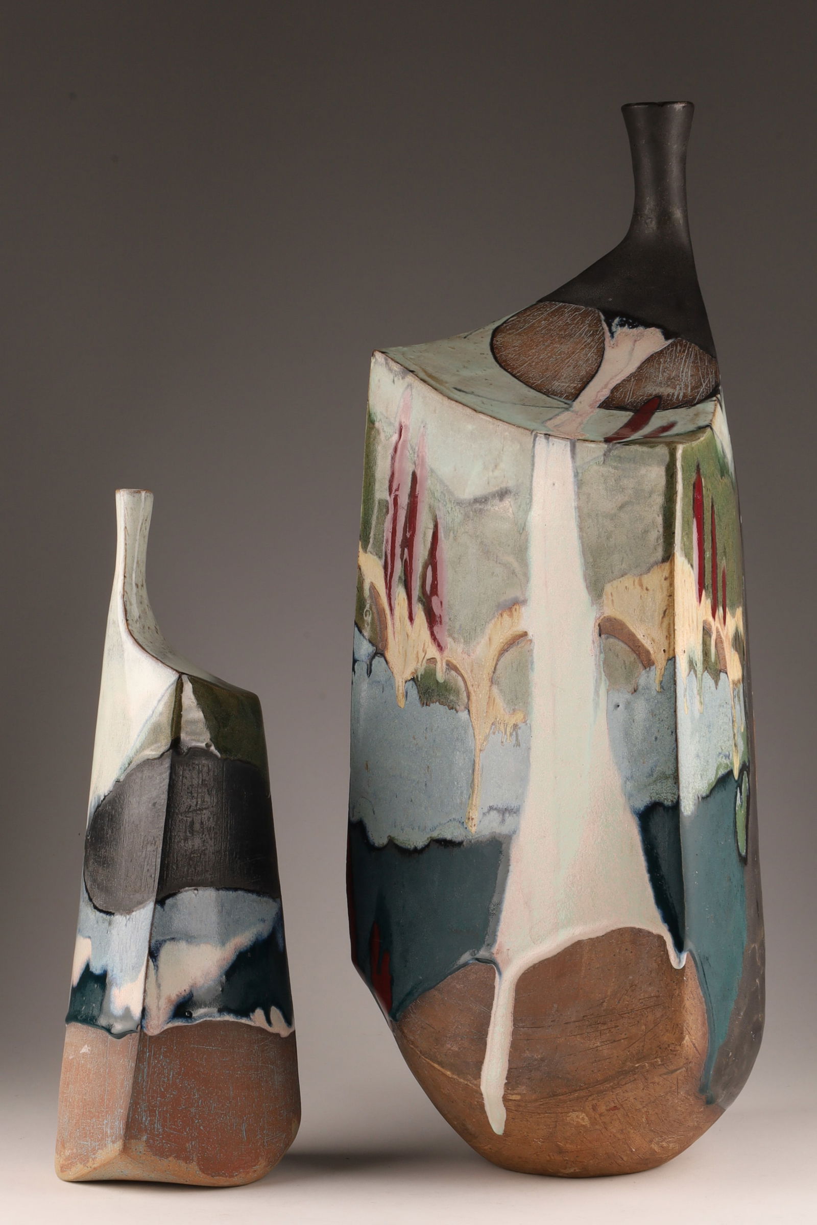 Michelle Mendlowitz (Canadian, b. 1981) Pair of Glazed Ceramic Vases (1 of 6)