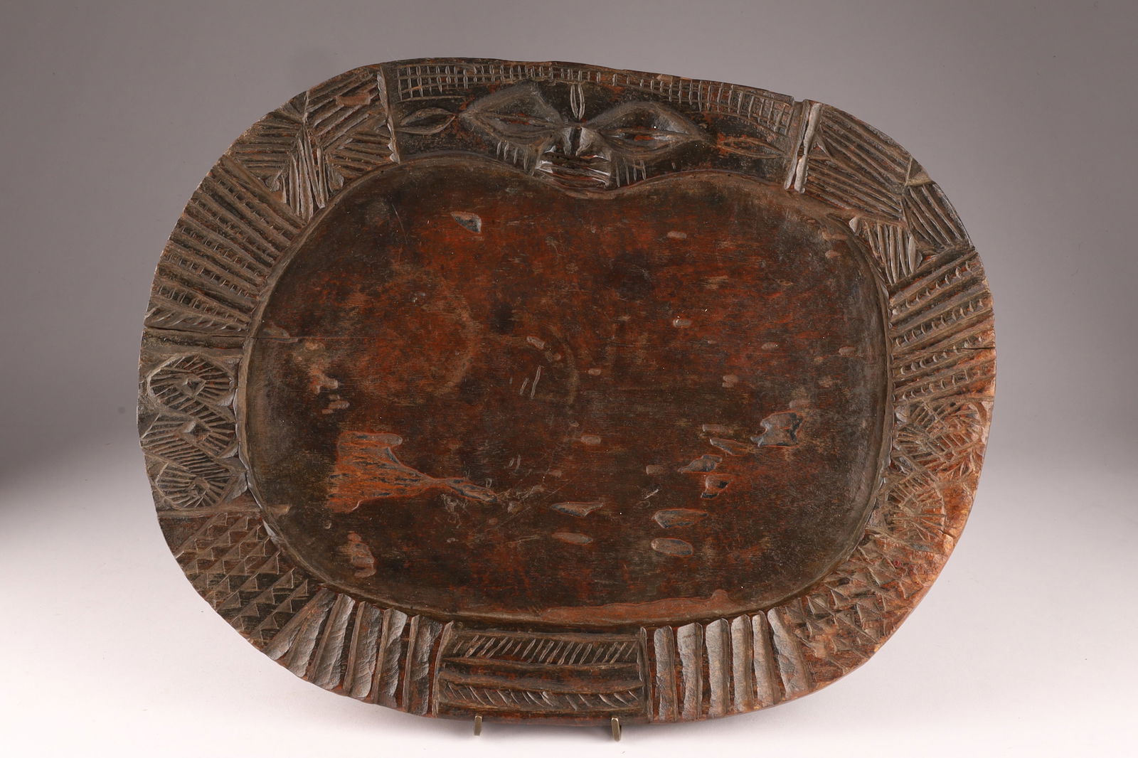 Antique African Ifa Yoruba Oval Divination Tray (1 of 6)