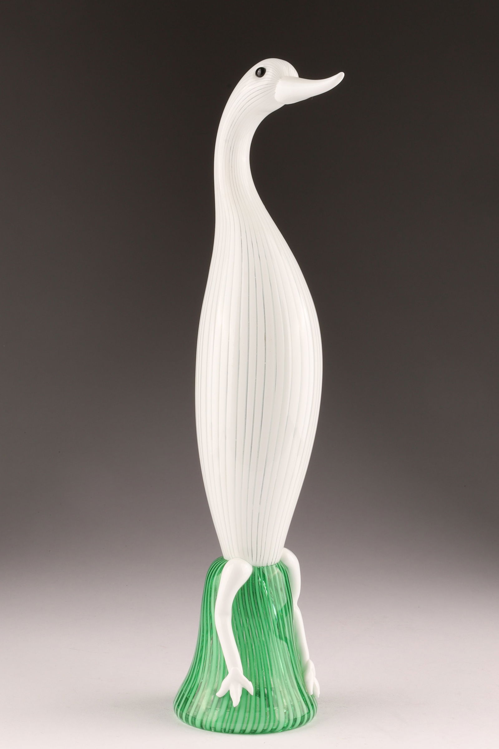 VENINI FULVIO BIANCONI Murano Art Glass Aquatic Bird Figurine (1 of 6)