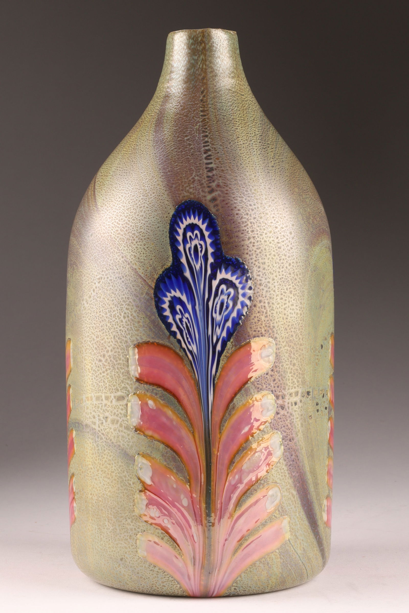 ALDO NASON GALLIANO FERRO Glass Vase, Iridescent (1 of 9)